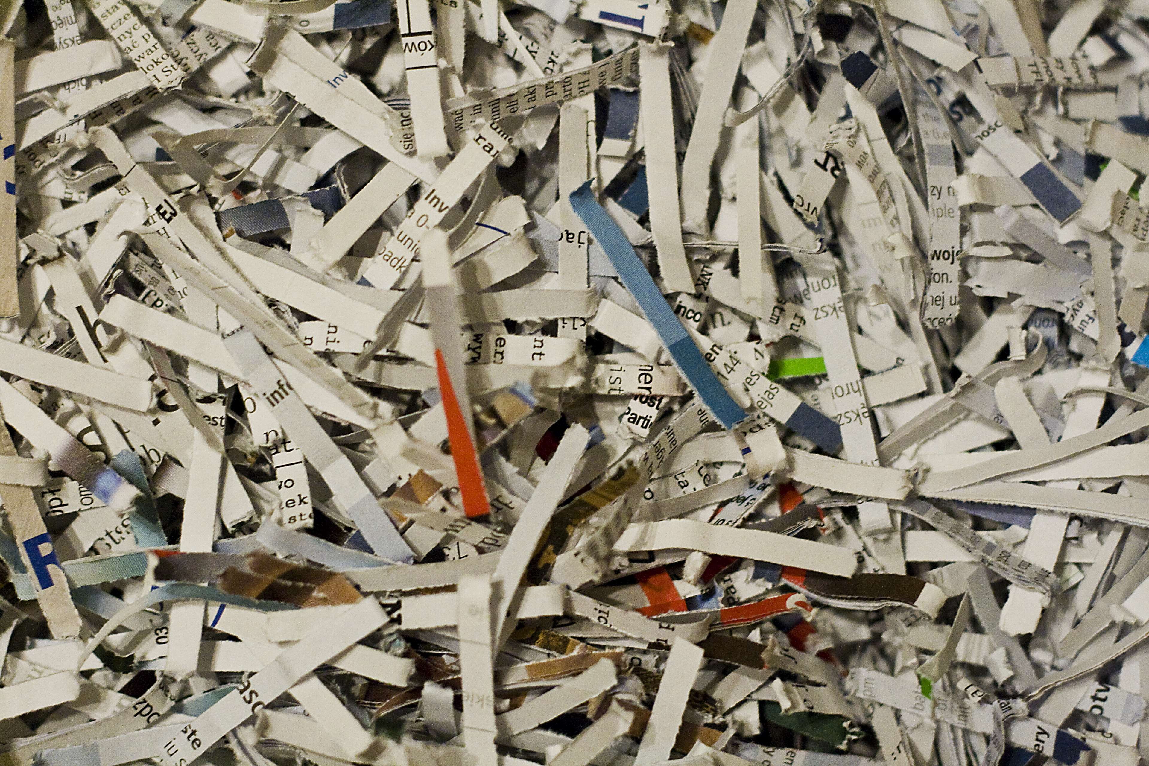 large group of objects, shredded, creativity, no people, heap, abundance, chaos, variation, paper, 4K, still life, messy, excess, choice, text, metal, HD Wallpaper