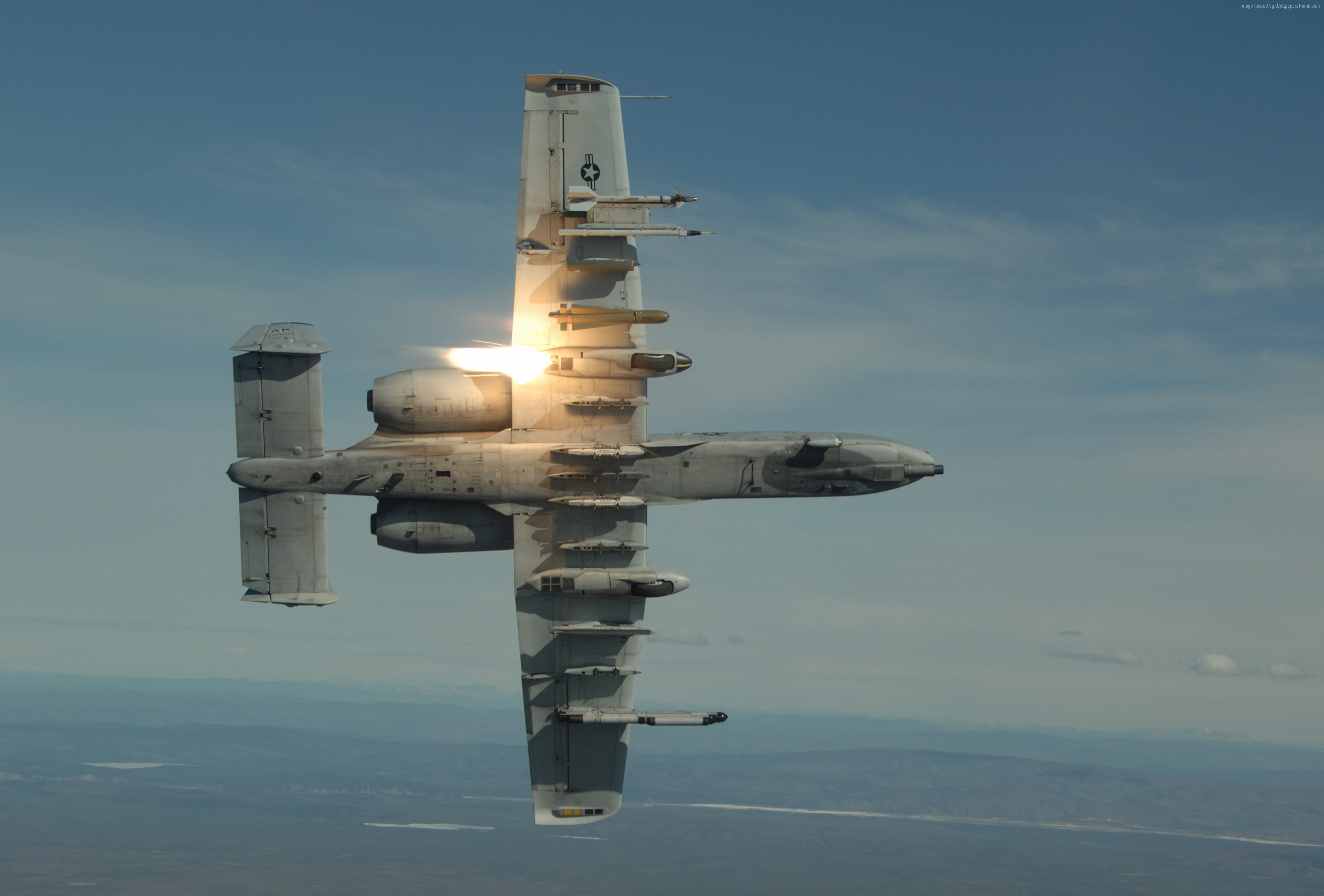 US Army, U.S. Air Force, aircraft, 2K, A-10 Thunderbolt II, HD Wallpaper