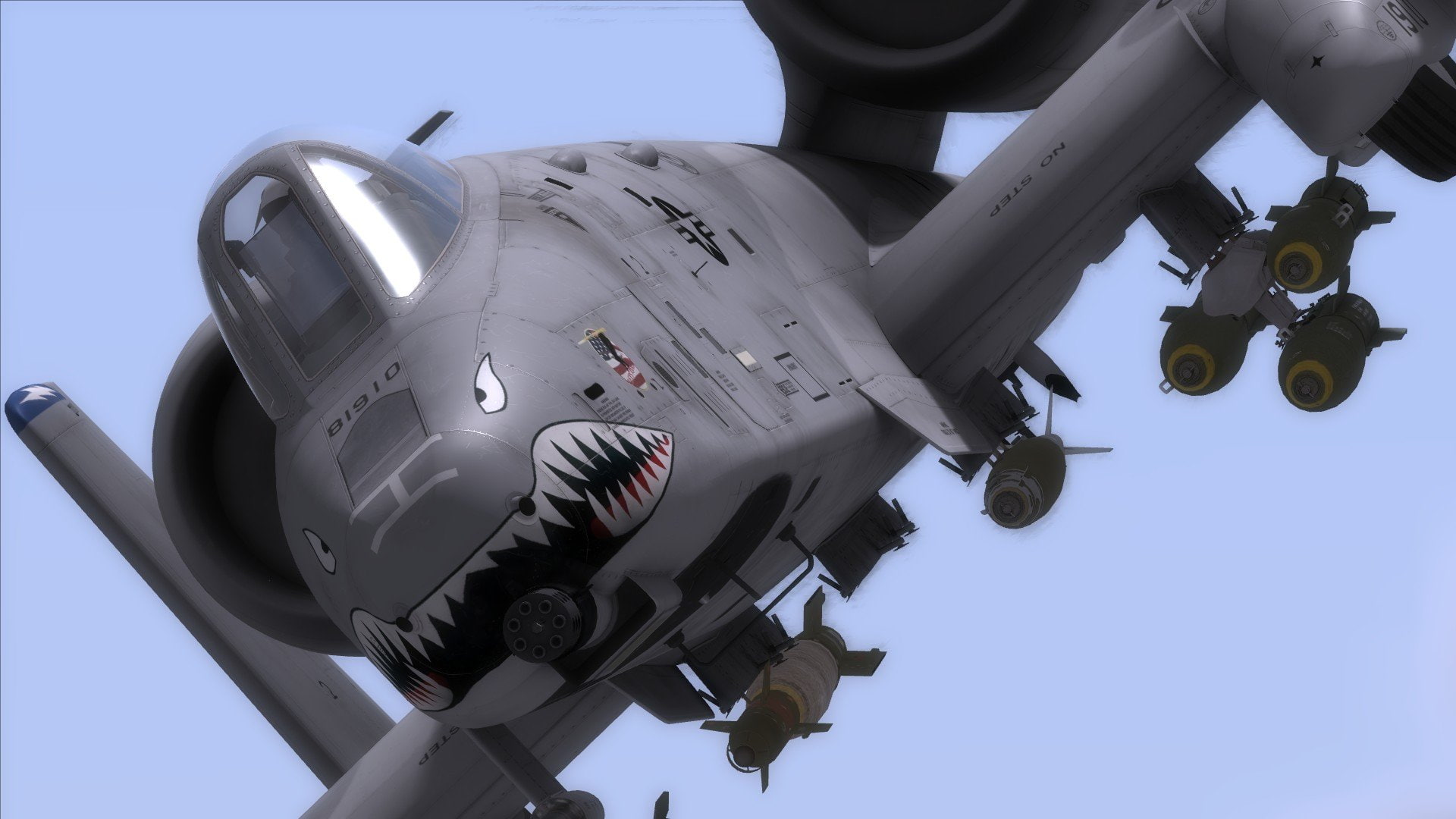 bomb, warthog, military, jet, bomber, a 10, fighter, 1080P, thunderbolt, airplane, plane, HD Wallpaper