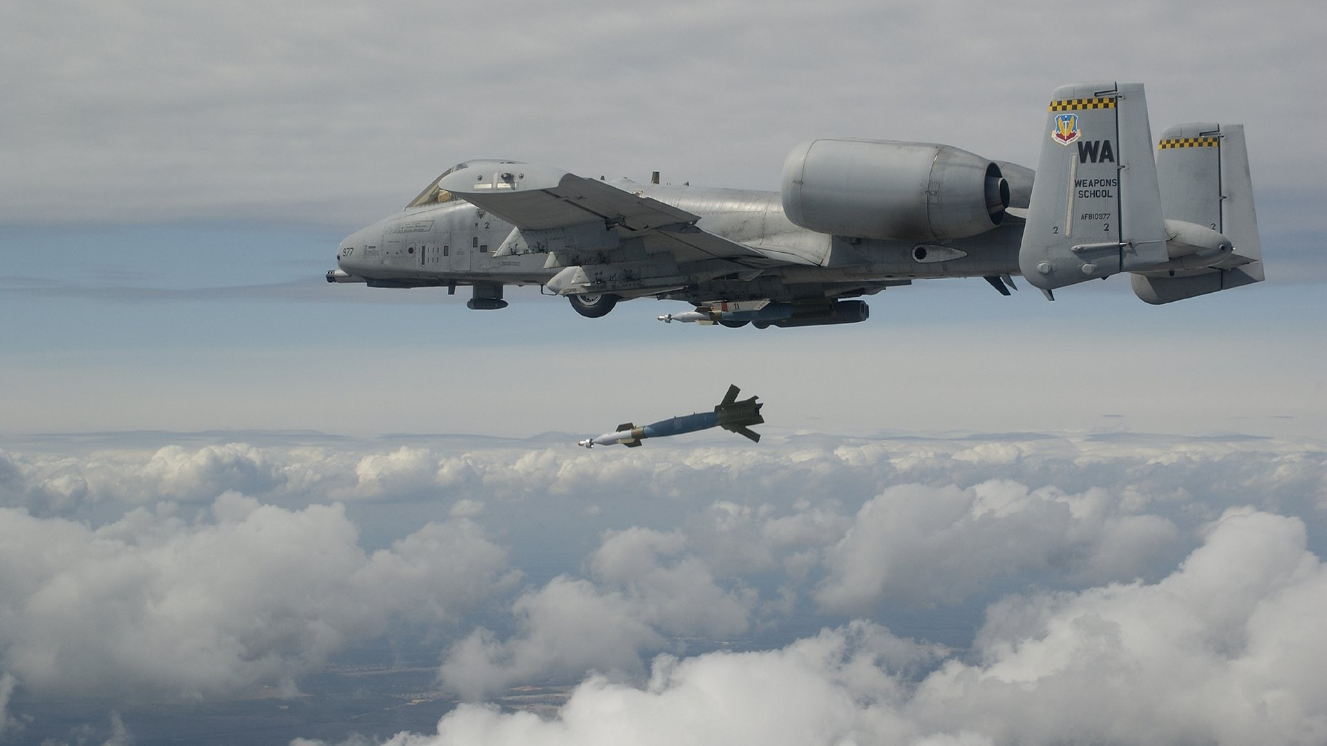 Jet Fighters, Fairchild Republic A-10 Thunderbolt II, 1080P, HD Wallpaper