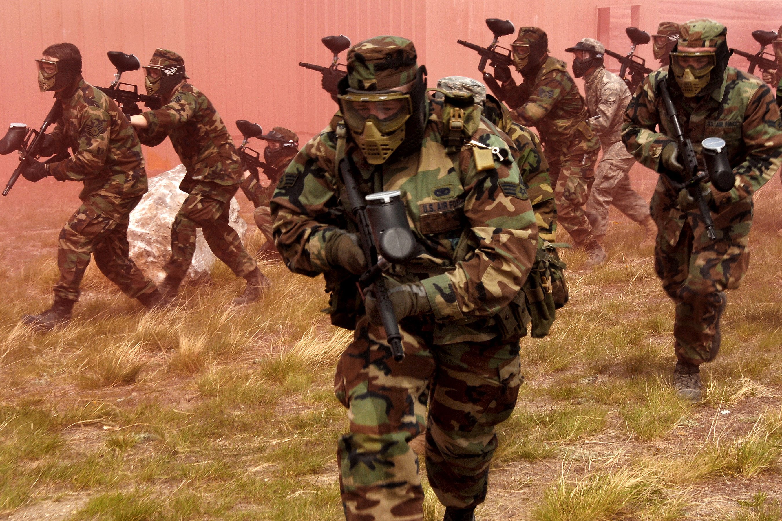 weapon, extreme, paintball, gun, 2K, paint, action, strategy, HD Wallpaper
