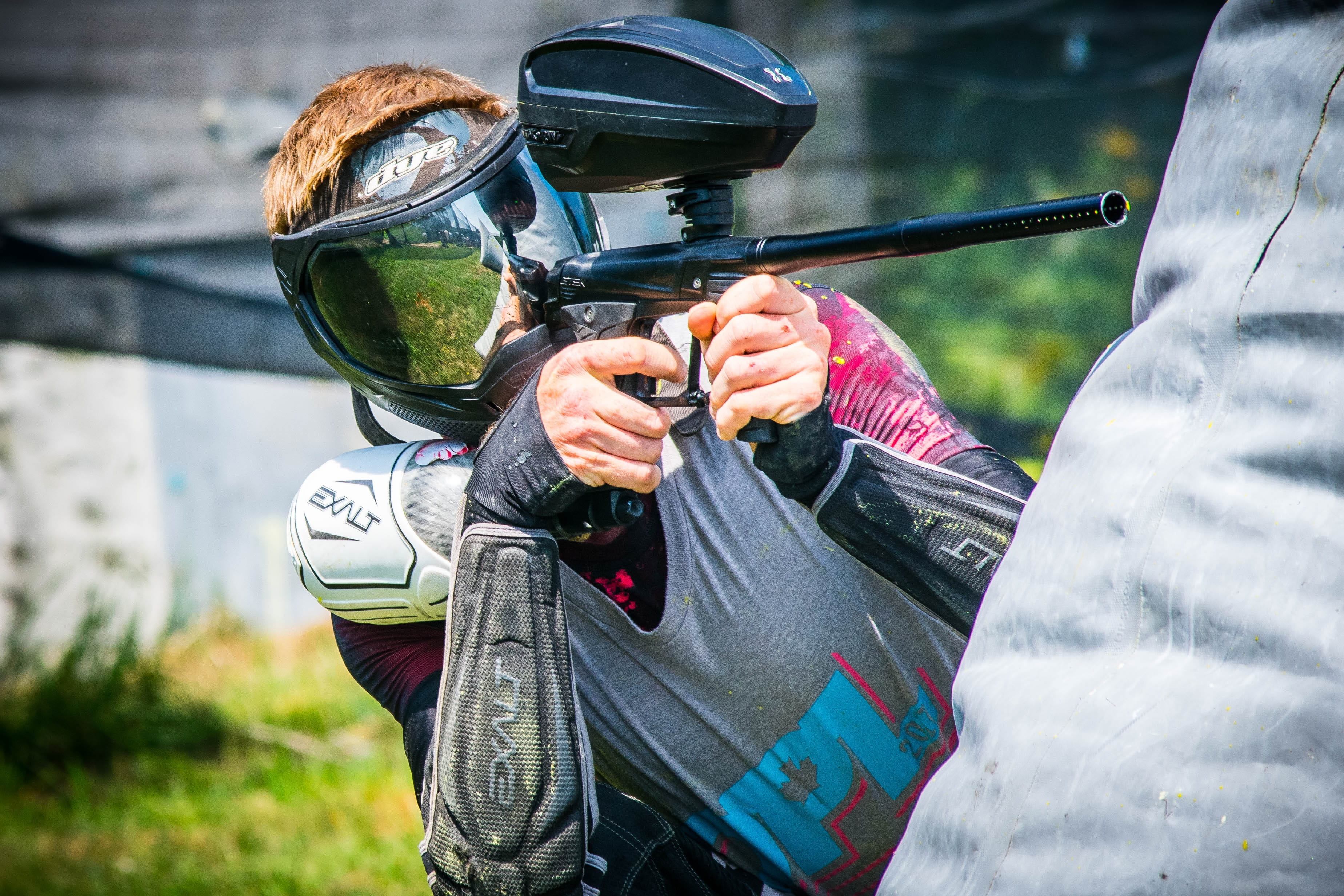 paint, competition, weapon, sports, camouflage clothing, equipment, leisure, rifle, target shooting, outdoor, style, fun, gun, headwear, nature, adult, HD Wallpaper