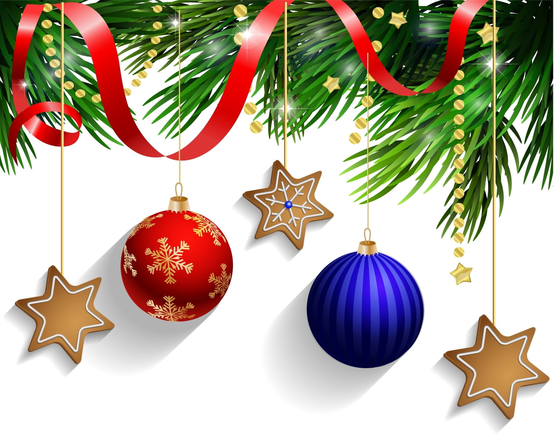 1080P, Holiday, Gingerbread, Christmas Ornaments, Coolie, Christmas, HD Wallpaper