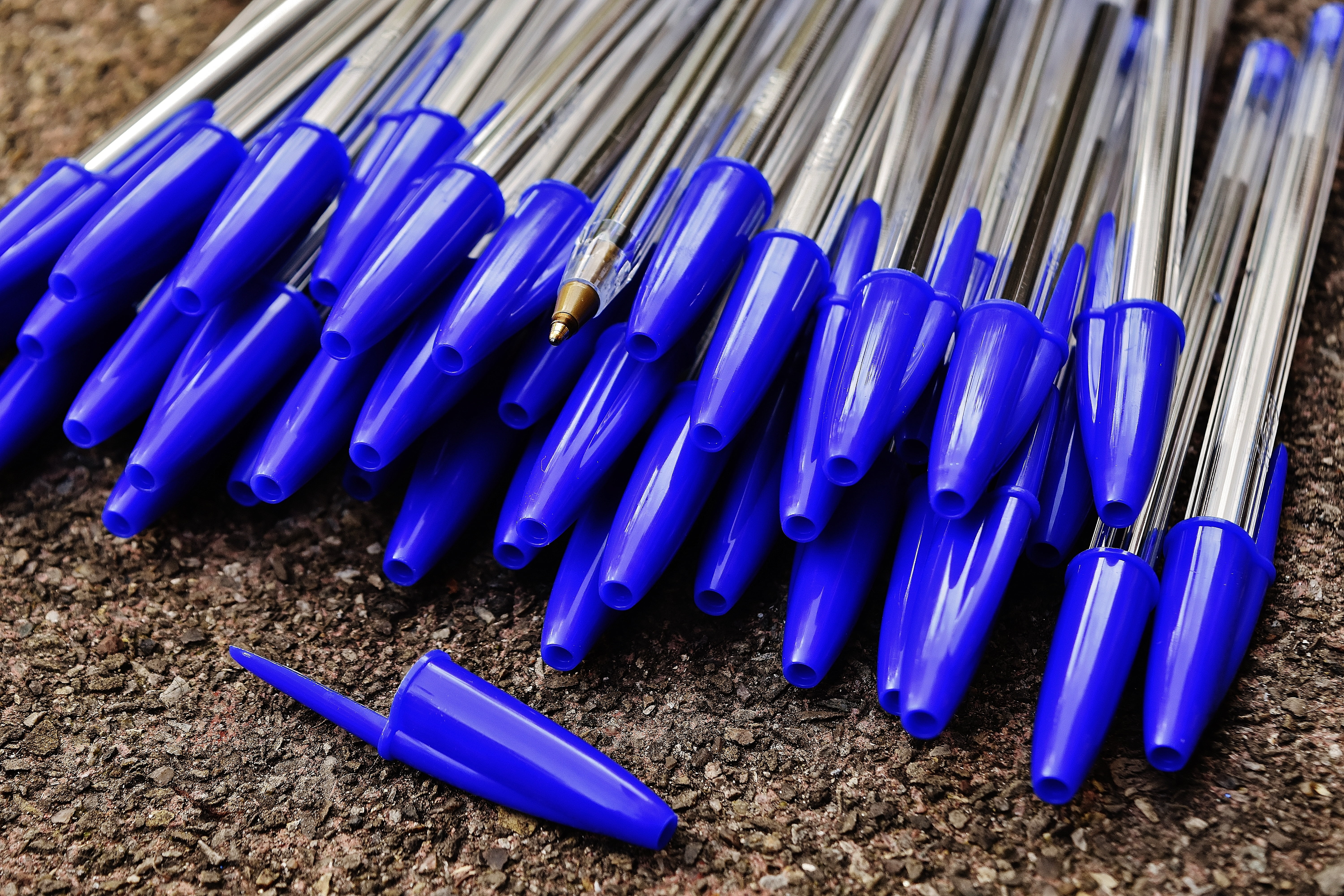 plastic, close-up, marker pen, multi colored, office, pen, ballpoint, abundance, land, large group of objects, lot, coolie, stationery, notes, writing implement, HD Wallpaper