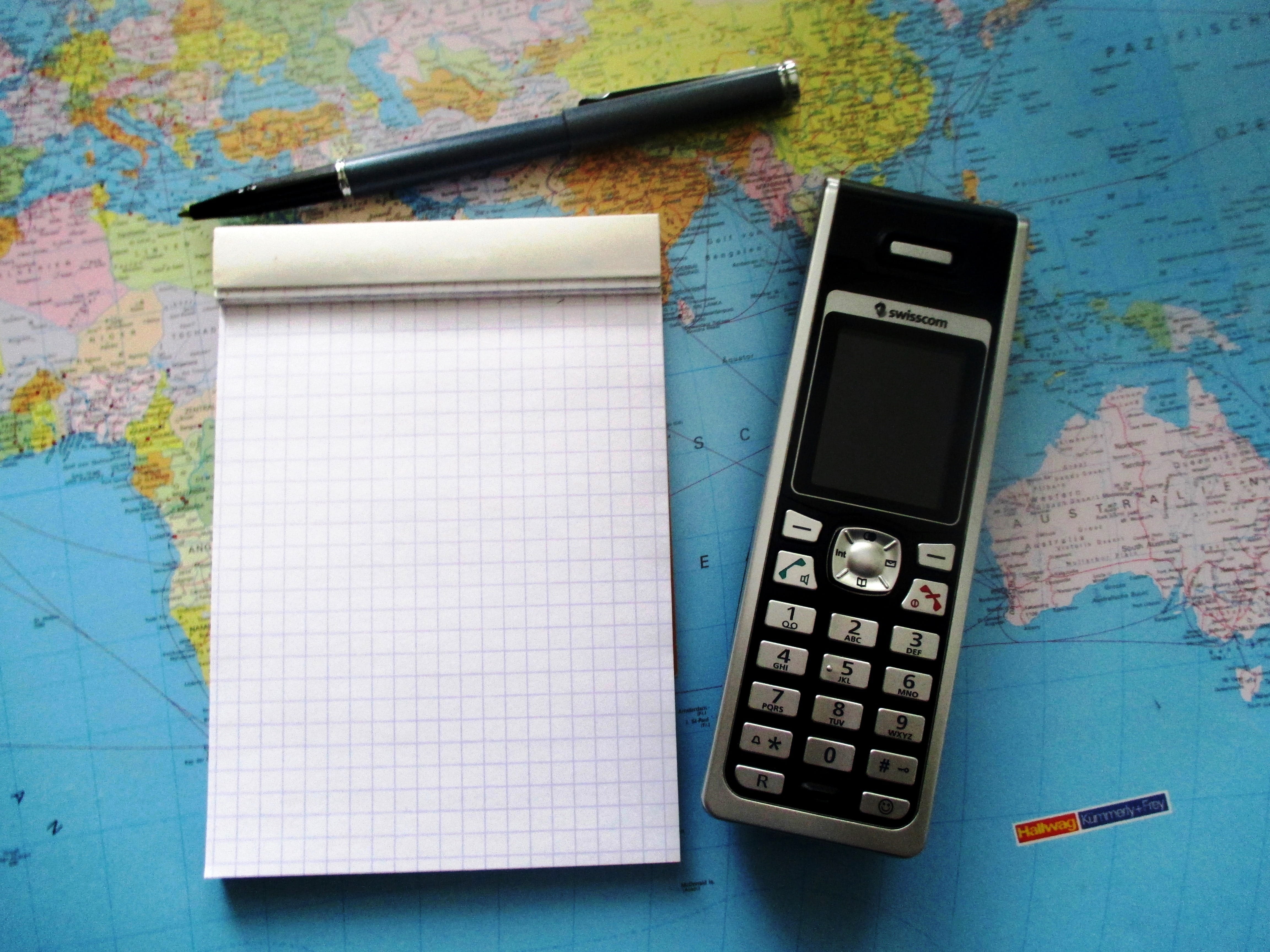 desk pad, calculator, map, pen, table, high angle view, art and craft equipment, portable information device, indoors, finance, marker pen, still life, HD Wallpaper