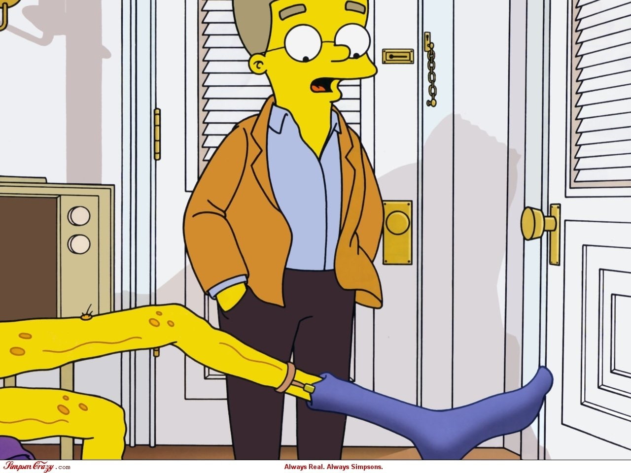 720P, The Simpsons, Waylon Smithers, HD Wallpaper