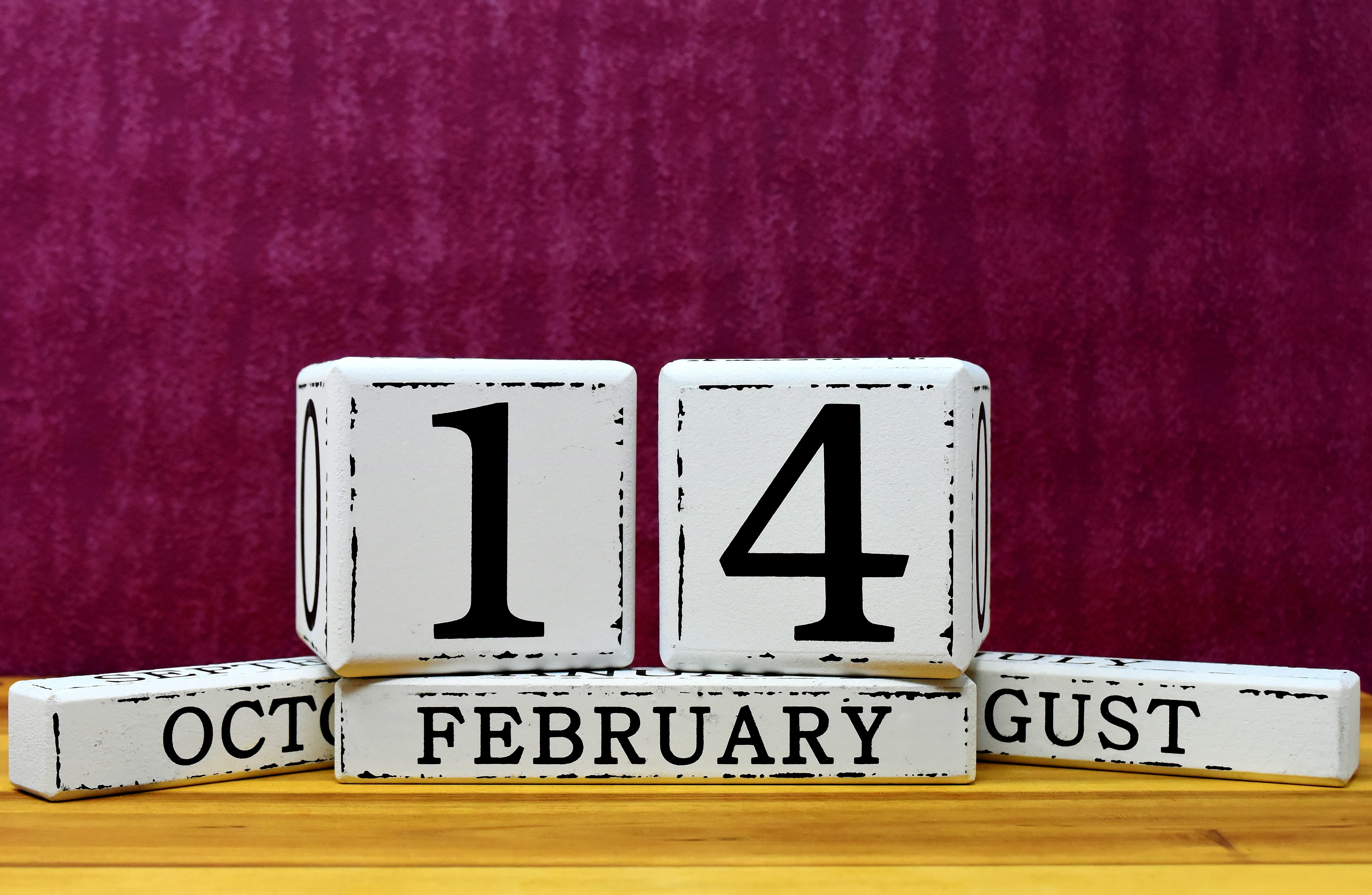 february, love, indoors, sign, loving, greeting card, information, affection, valentines day, day, together, no people, wood - material, single word, date, HD Wallpaper
