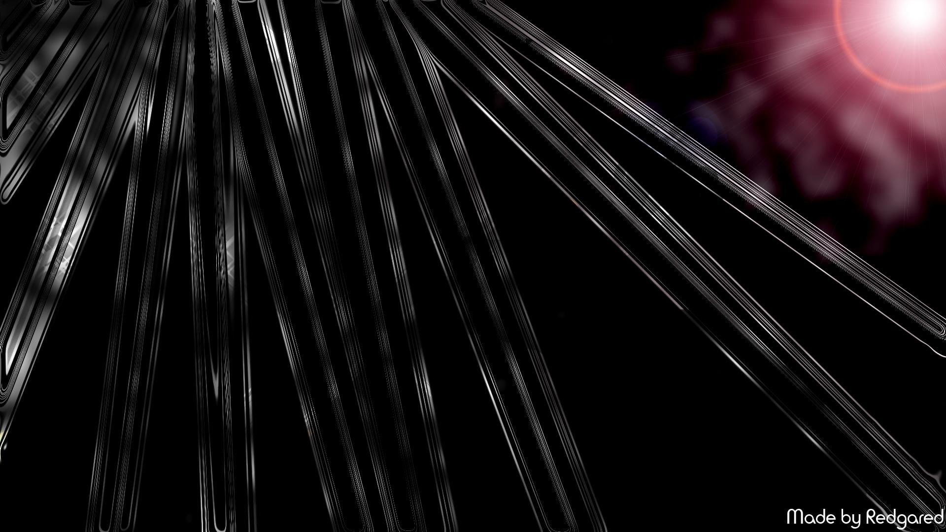 made, cloud, abstract, glass, redgared, space, 1080P, stripes, steel, 3d and abstract, HD Wallpaper