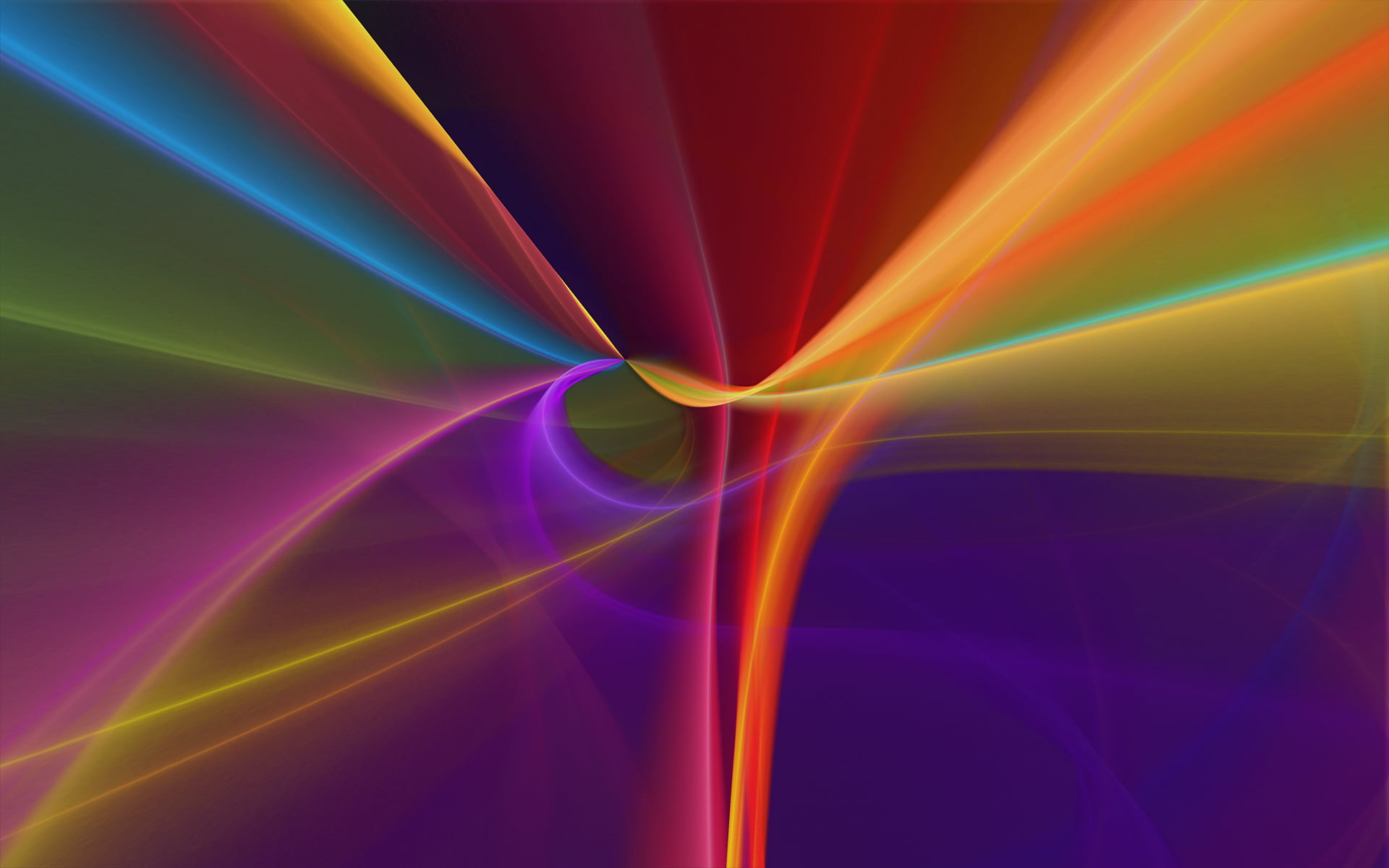 abstract backgrounds, lines, rainbow, abstract, 3D, creativity, design, pattern, technology, light, bright, color, no people, stripes, multicolored, shape, HD Wallpaper