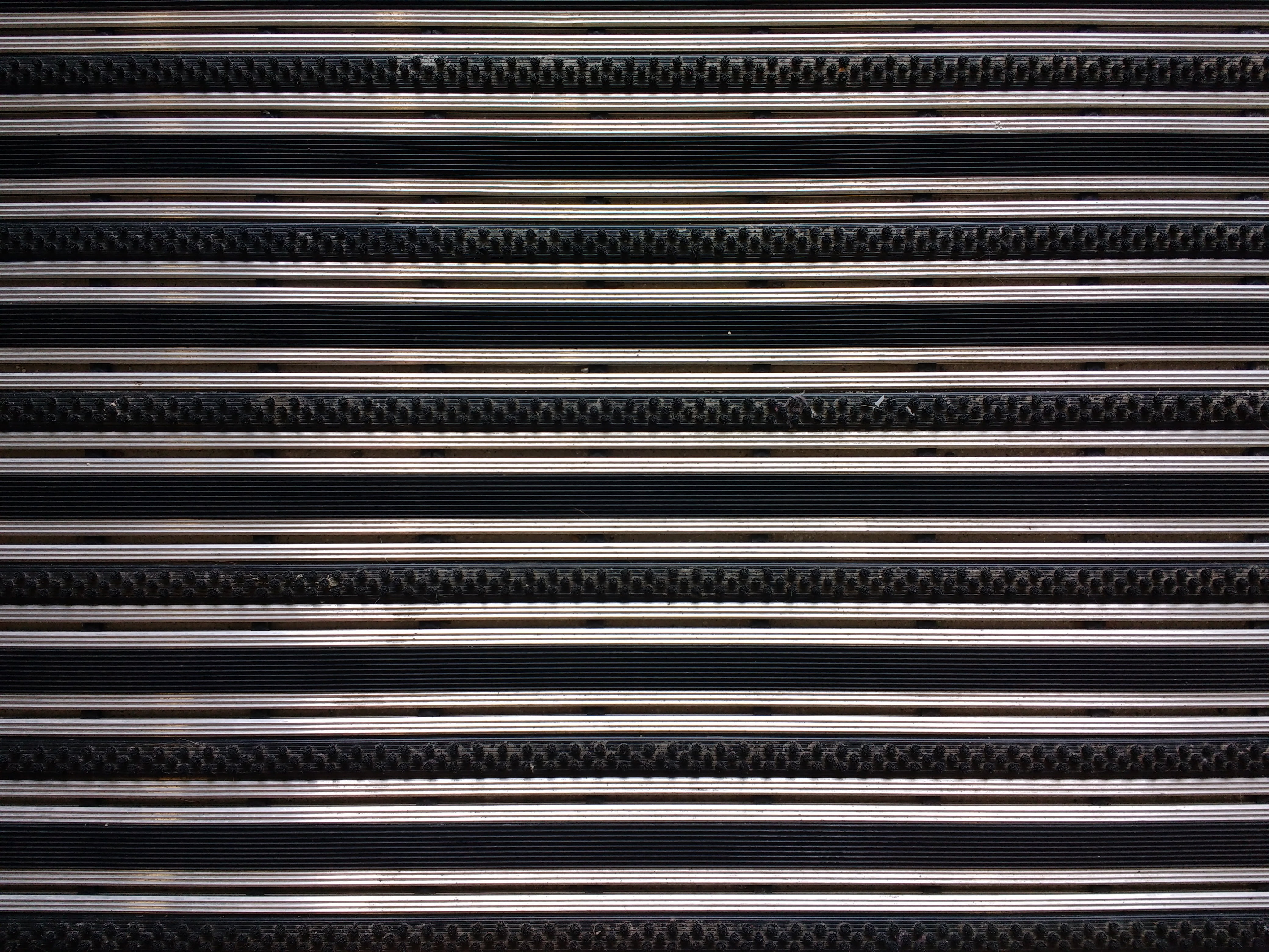 design, black, horizontal, arrangement, lines, abstract, floor mat, stripes, textured, silver colored, full frame, background, industry, repetition, indoors, HD Wallpaper