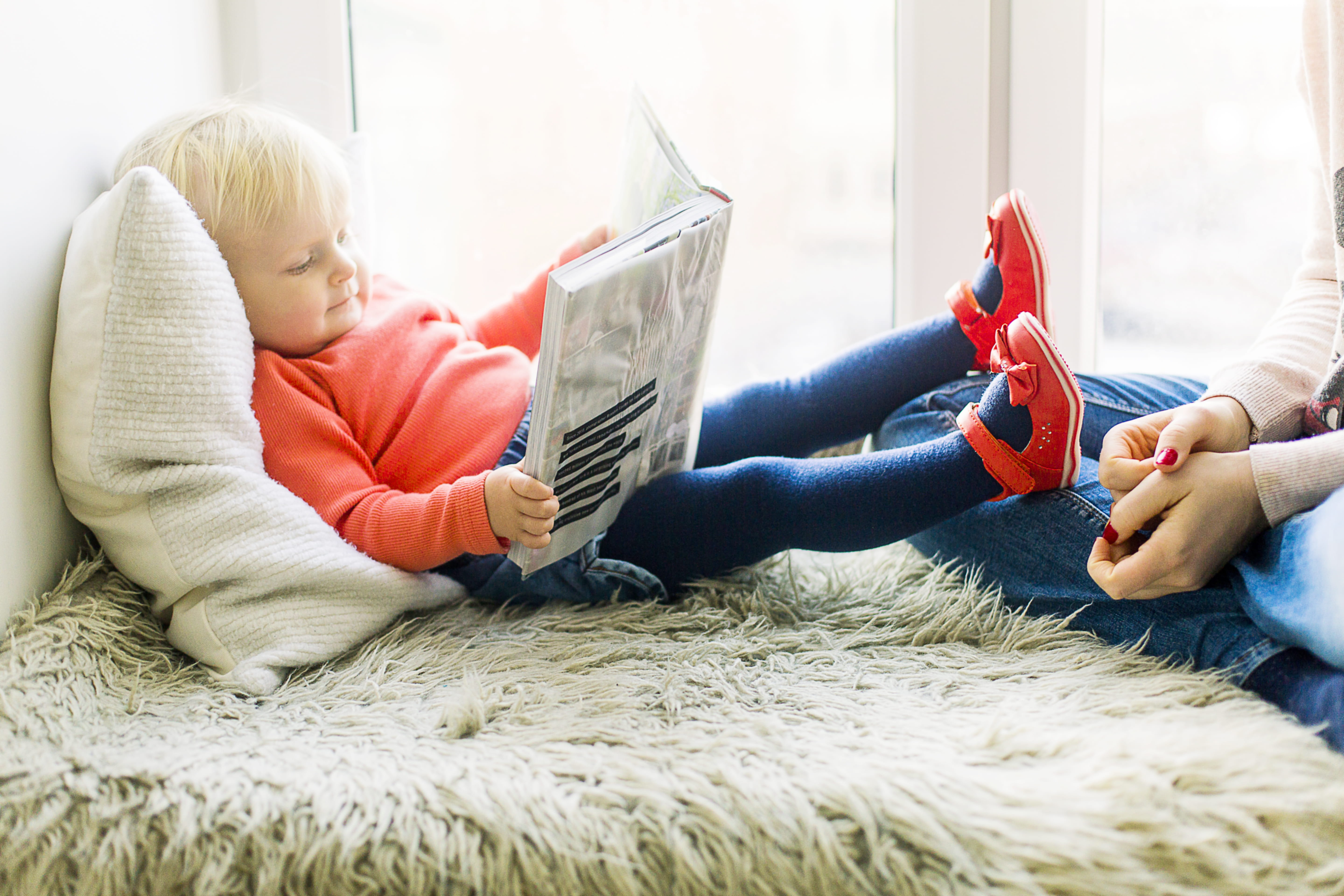 book, domestic room, furniture, males, full length, 5K, childhood, living room, toddler, room, hair, offspring, domestic life, young, lying down, blond hair, HD Wallpaper