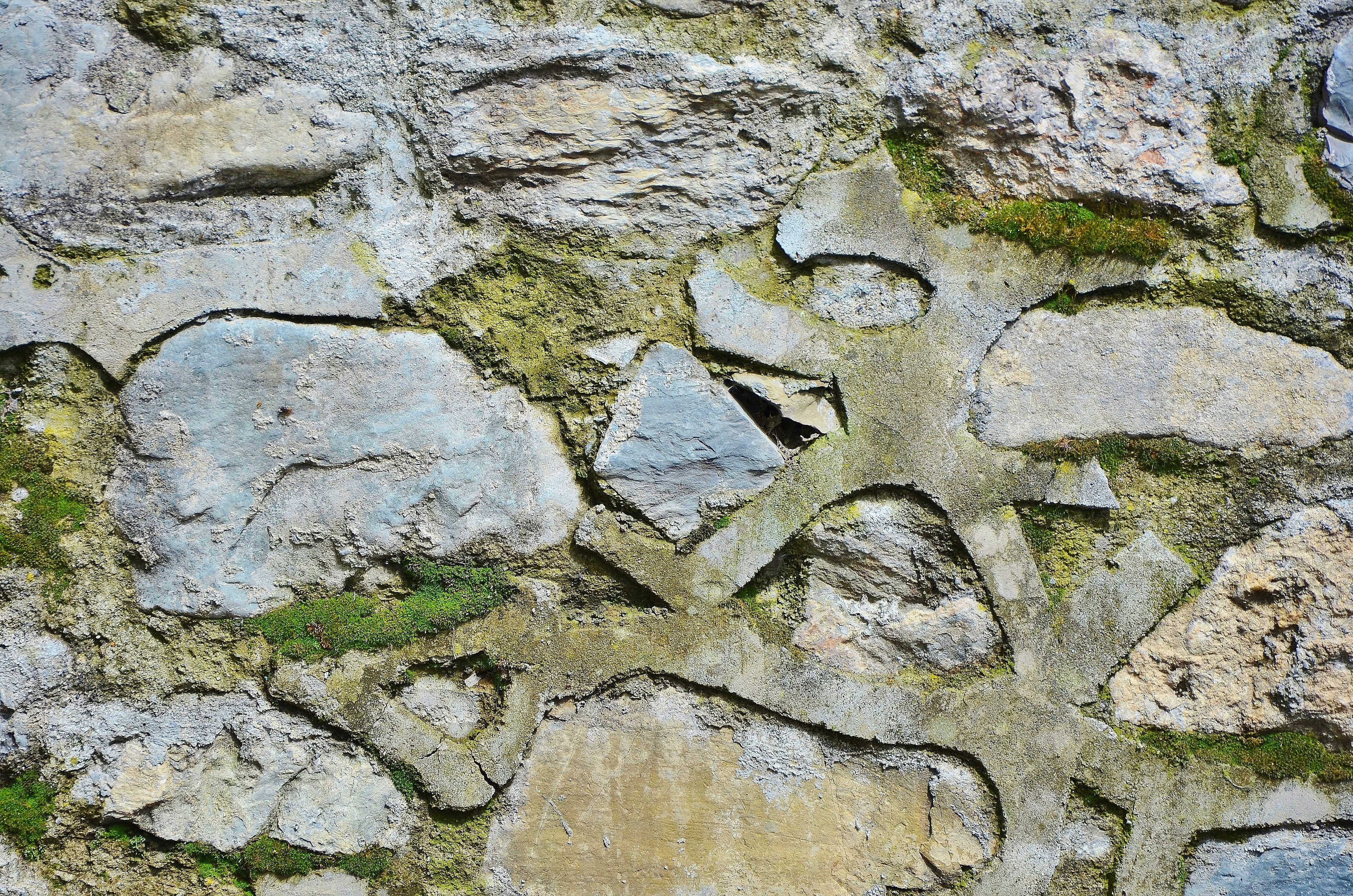full frame, rough, decline, wall, textured, cement, outdoors, pattern, built structure, construction, damaged, old, rock, bricklayer, renovate, structure, HD Wallpaper