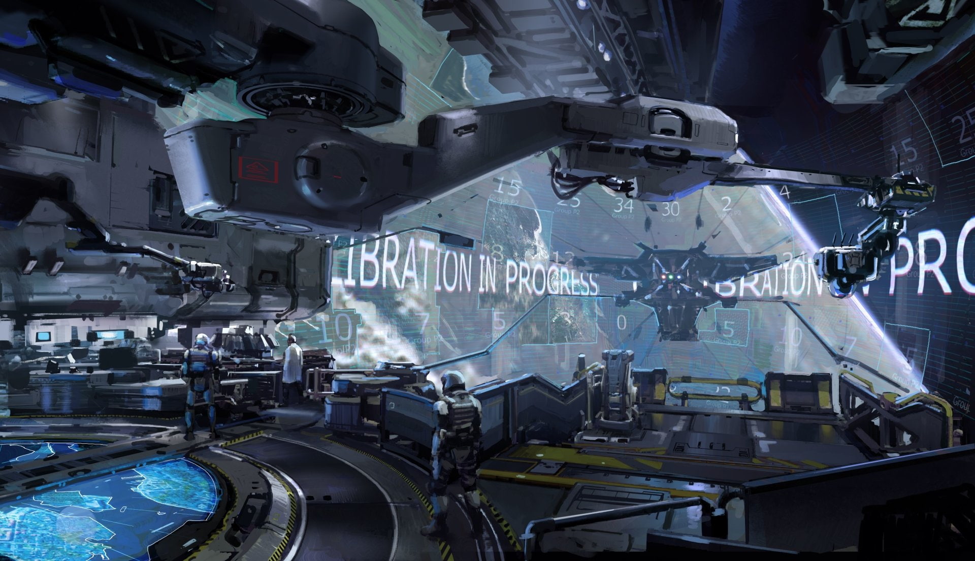 indoors, robot, air vehicle, business, Halo, machine part, connection, accuracy, industry, airplane, complexity, manufacturing equipment, machinery, equipment, HD Wallpaper