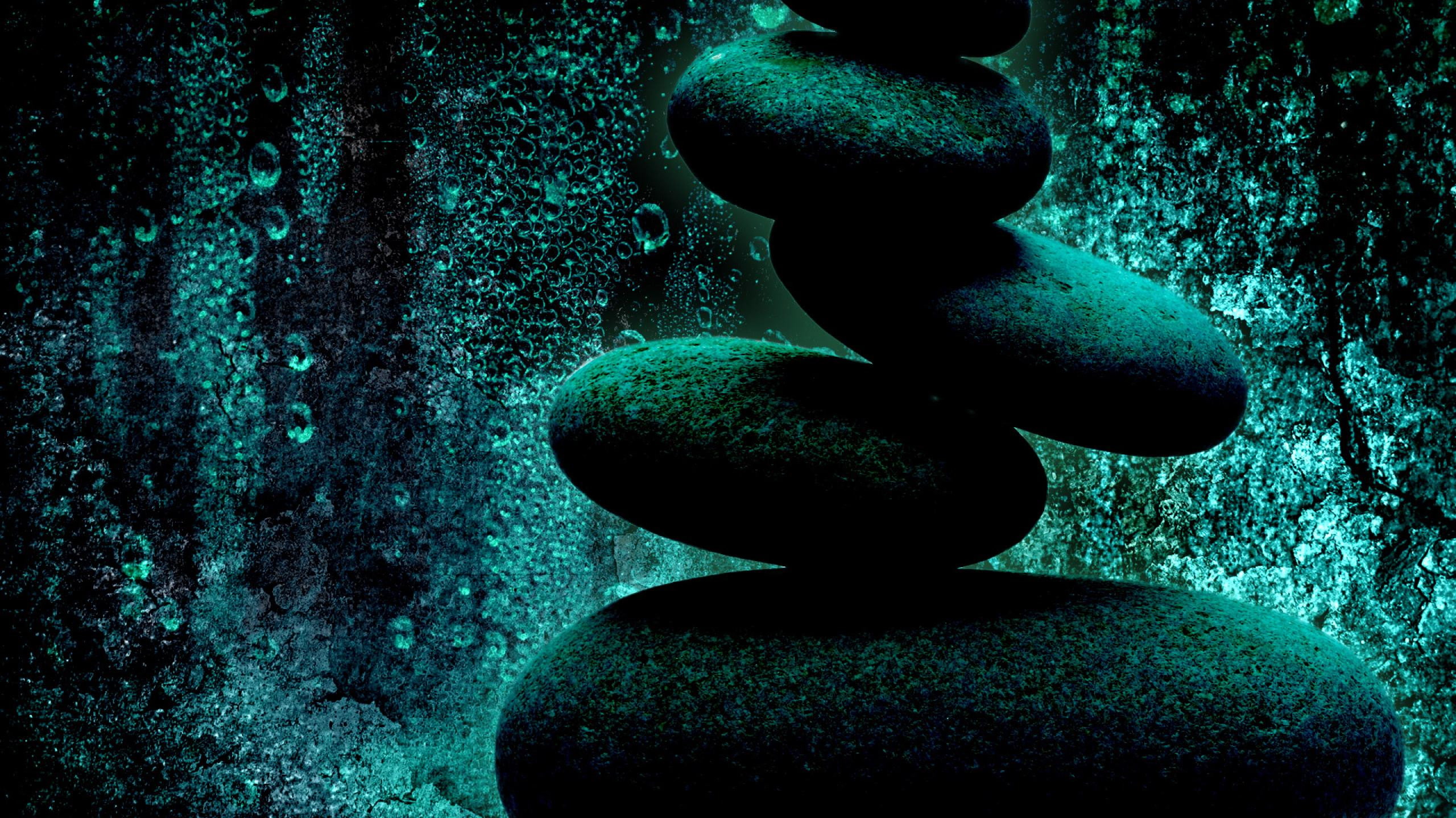 dimensions, 2560x1440, forms, dark, macro, Amazing, backgrounds, nature, 2K, stones, HD Wallpaper