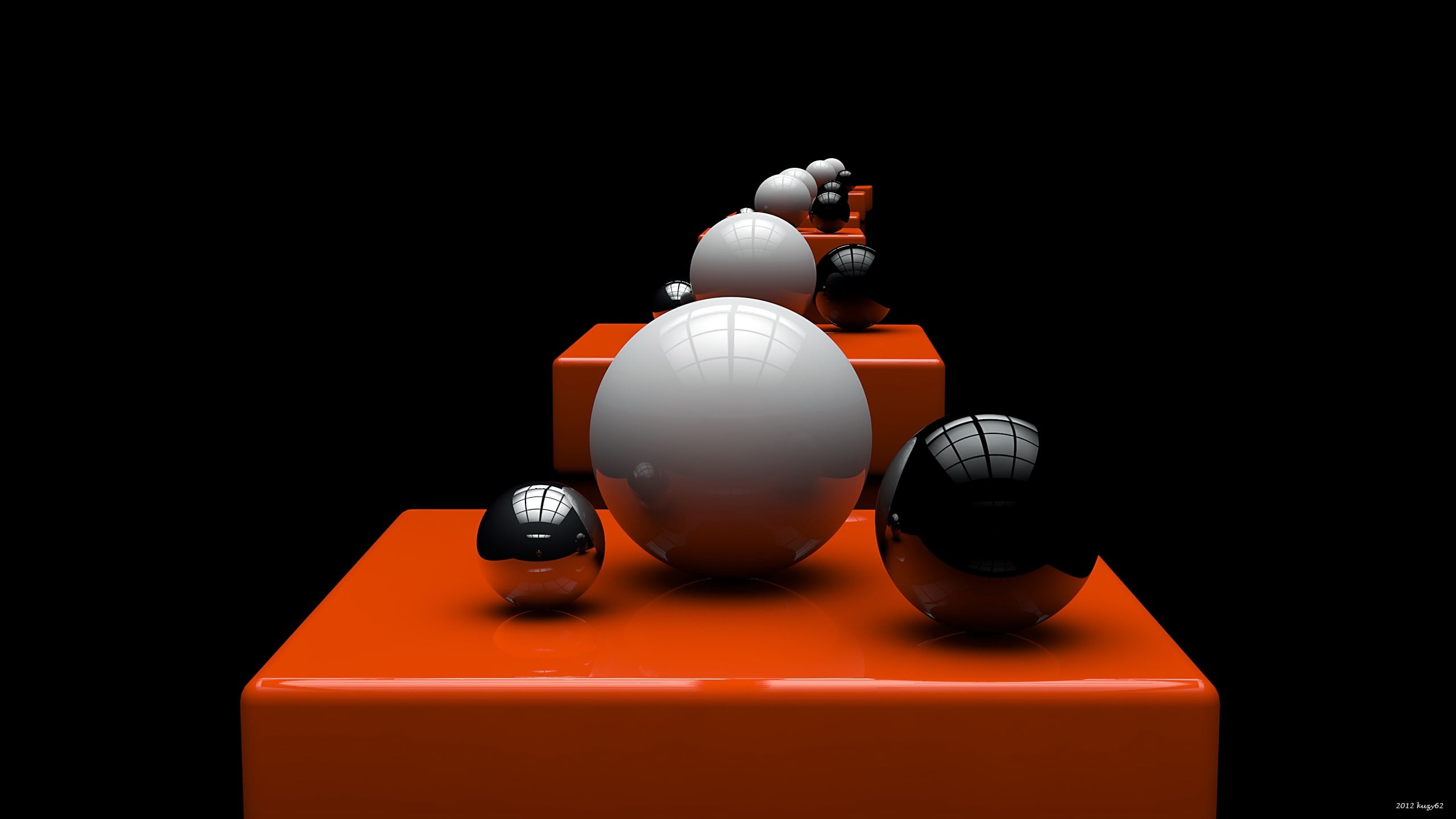 three-dimensional Shape, copy space, no people, cubes, black, black Color, technology, 2K, orange color, boxes, safety, protection, still life, people, HD Wallpaper