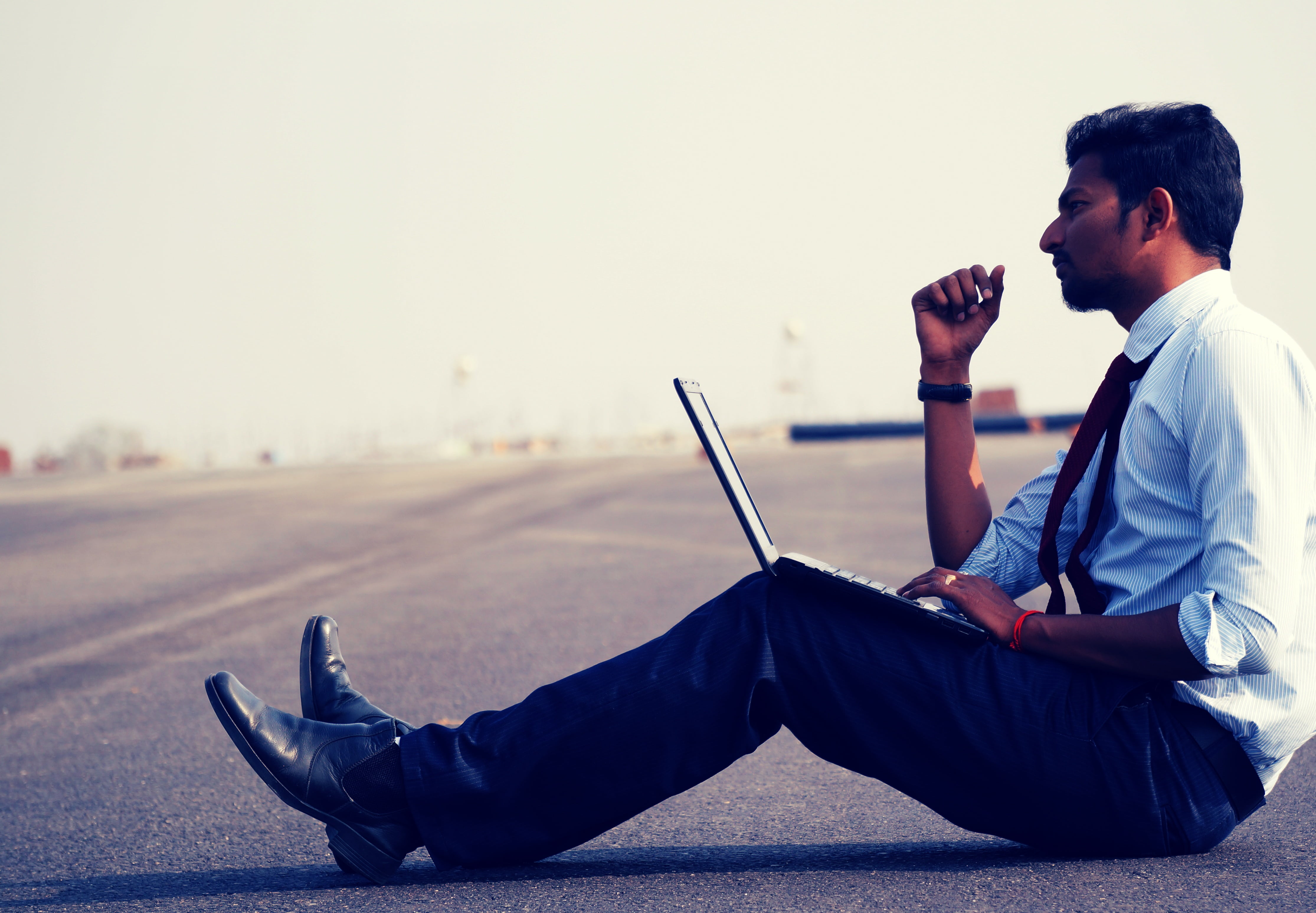 side view, laptop, wireless Technology, professional, 4K, contemplation, technology, using laptop, males, business, indian, relaxation, people, person, HD Wallpaper
