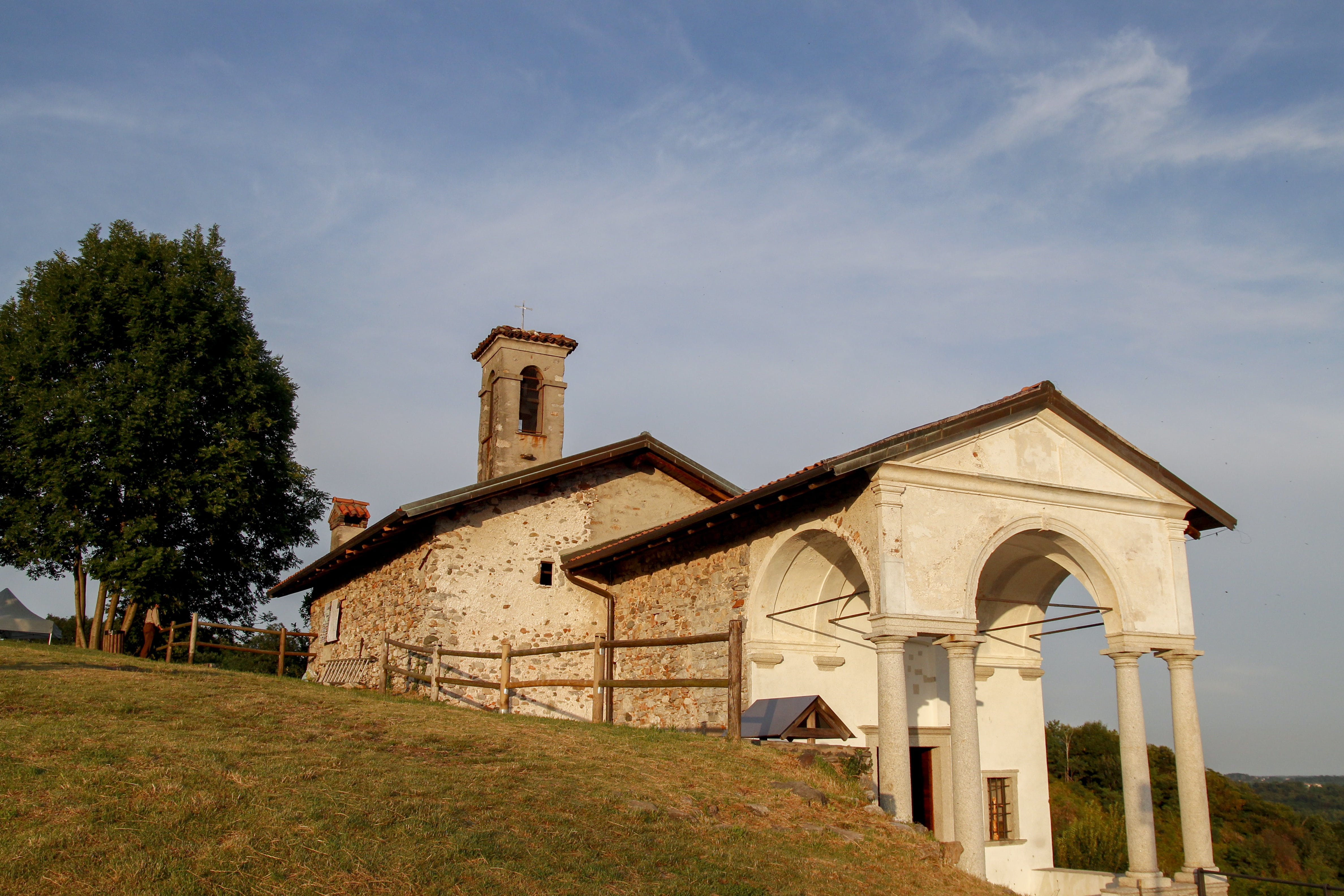 place of worship, built structure, christianity, architecture, no people, sky, nature, landscape, outdoors, belief, spirituality, church, cloud - sky, colle, HD Wallpaper