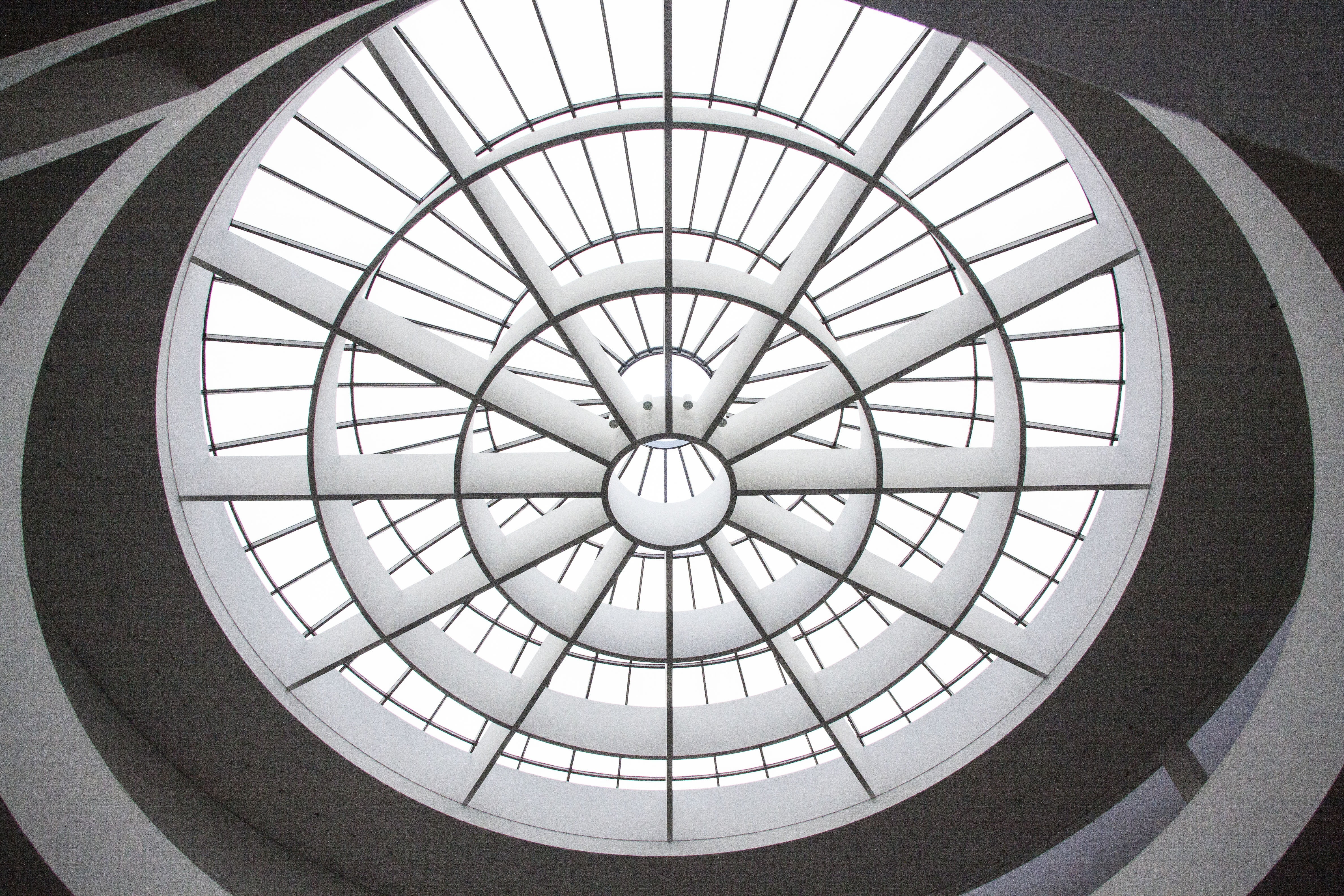 dome light, geometric shape, design, built structure, architecture and art, domed roof, modern, picture gallery of modern, ceiling, pattern, day, directly below, HD Wallpaper