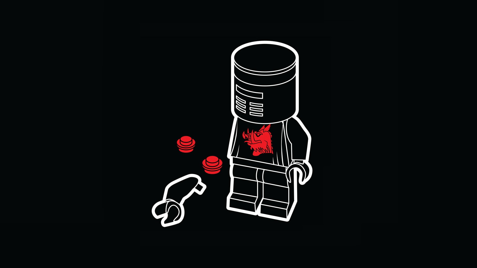 Lego, Black, 1080P, Movie, Knight, Humor, Monty Python, HD Wallpaper