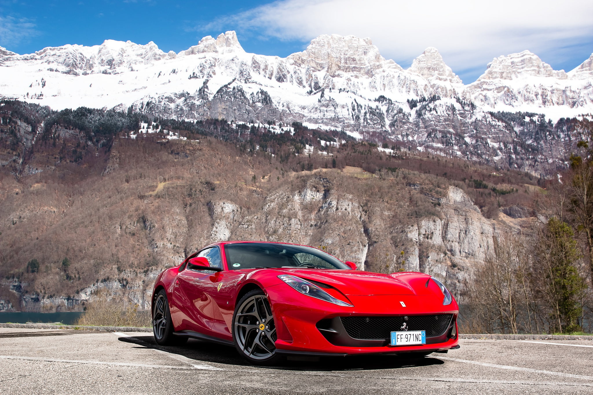 Ferrari, mountain, Superfast, 1080P, 812, HD Wallpaper