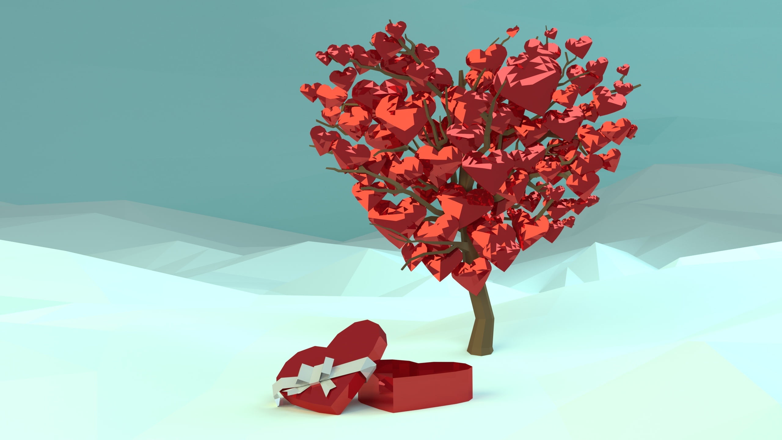 february, paper, love, photo, beauty in nature, creativity, plant, ribbon, beside, blue background, saint, colored background, studio shot, indoors, blender, HD Wallpaper