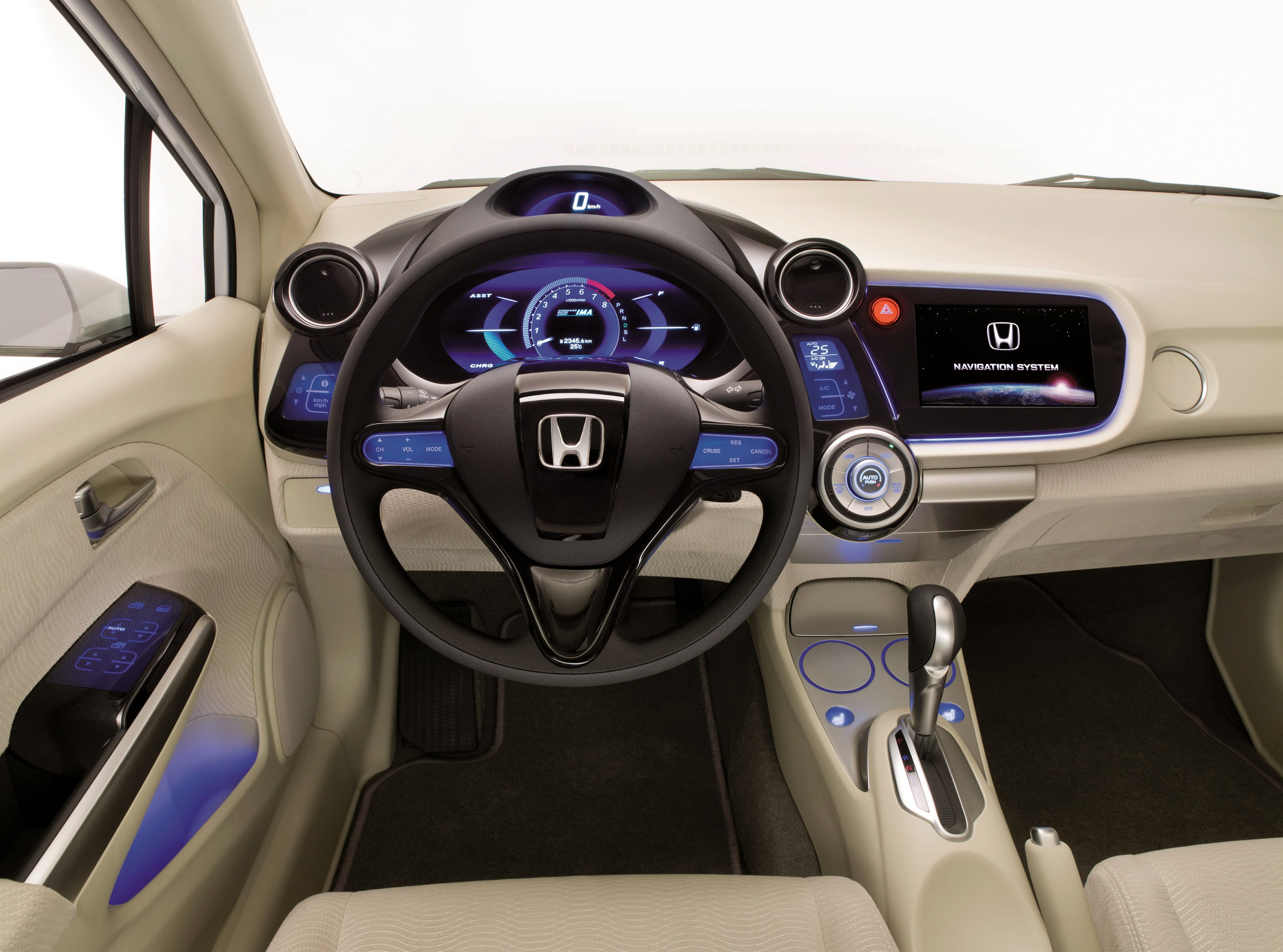 4K, 4k, interior, Honda Insight Concept, HD Wallpaper