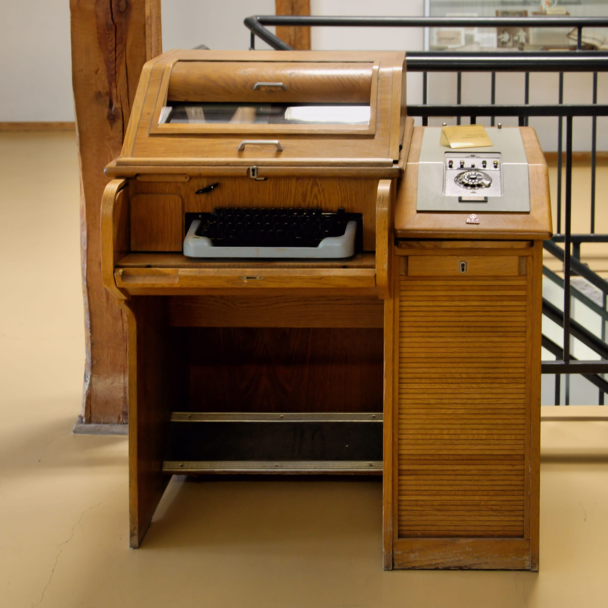 home interior, retro styled, chair, domestic room, furniture, seat, Old, wood - material, Telegraph, table, indoors, antique, filing cabinet, telegraph equipment, Phone HD Wallpaper
