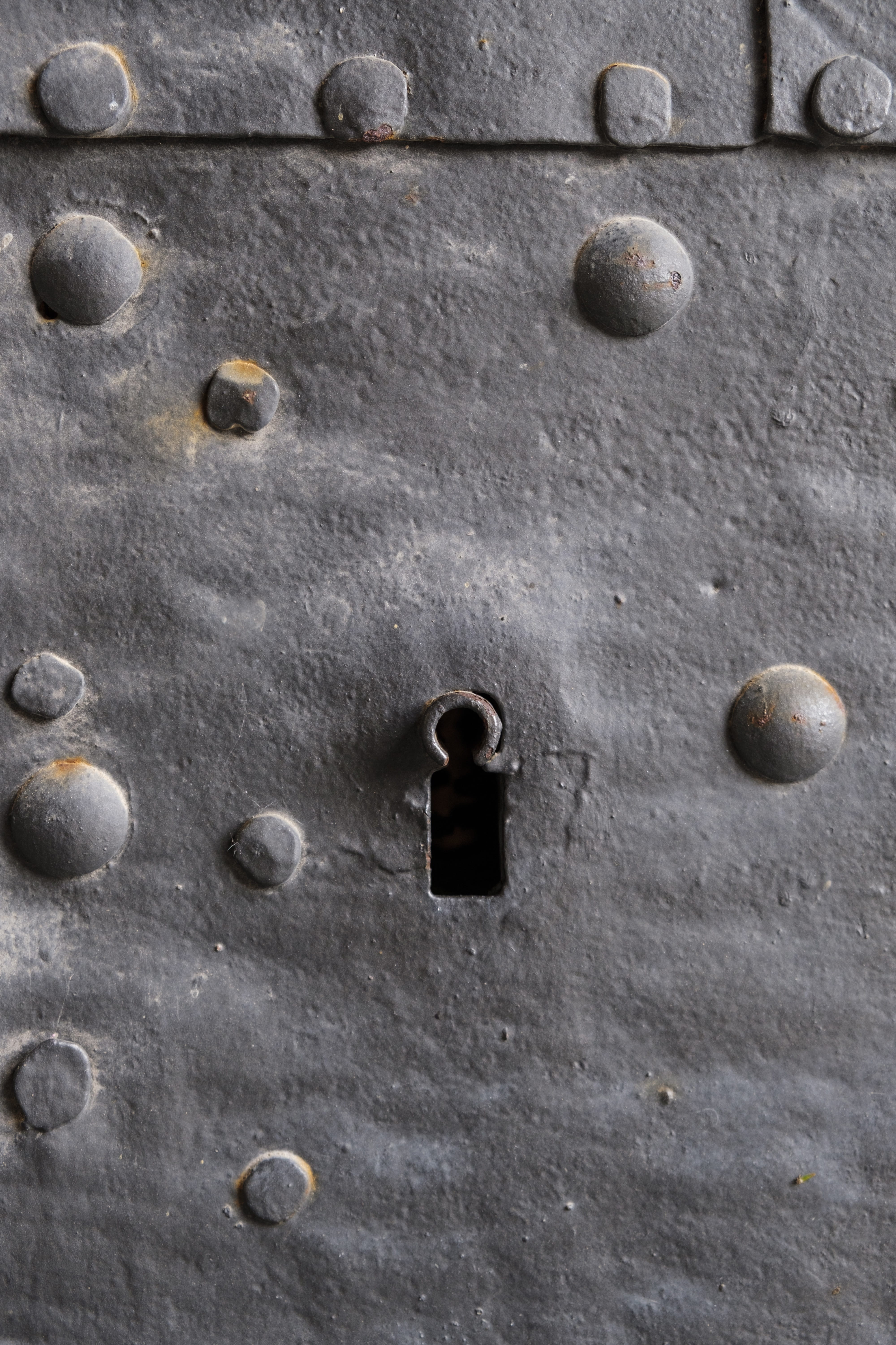 in a row, hole, closed, bolt, 5K, backgrounds, close-up, outdoors, protection, shape, input, protected, design, no people, textured, day, silver colored, Phone HD Wallpaper
