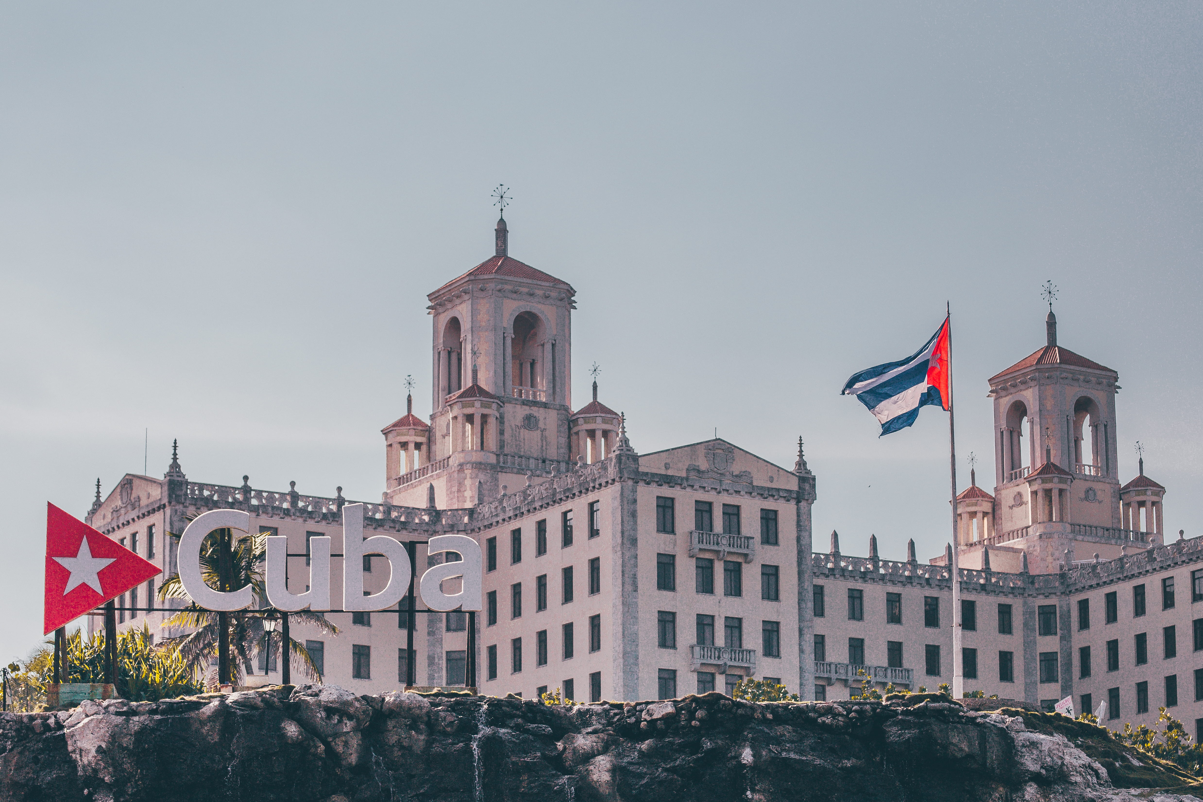 cuba, white, independence, city, religion, belief, patriotism, building, sky, daylight, the past, tower, history, sight, tourism, no people, low angle view, HD Wallpaper