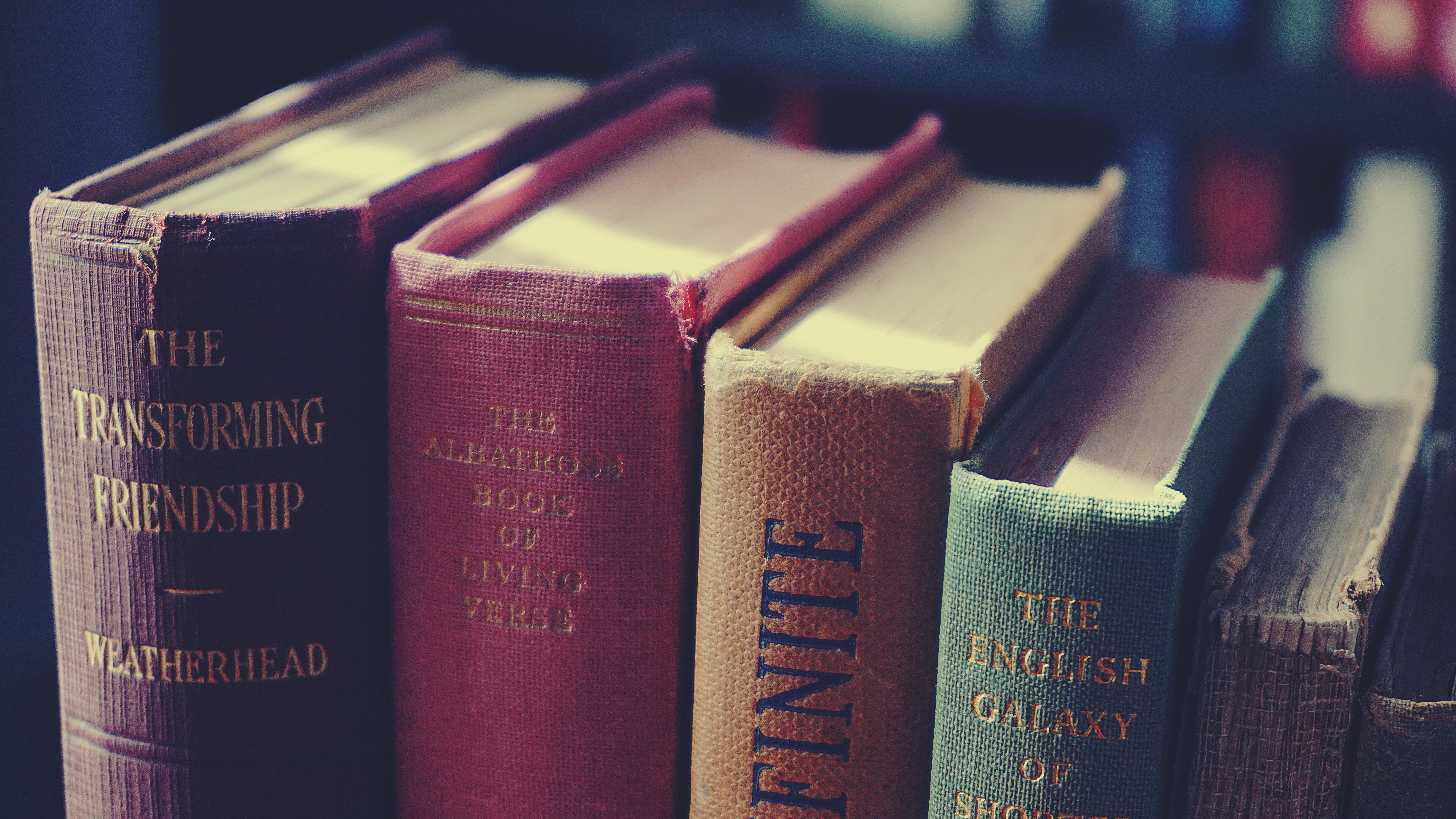bookshelf, knowledge, college, research, facts, old book, publication, novel, library, focus on foreground, hardcover book, photo, retro, wisdom, old books, HD Wallpaper