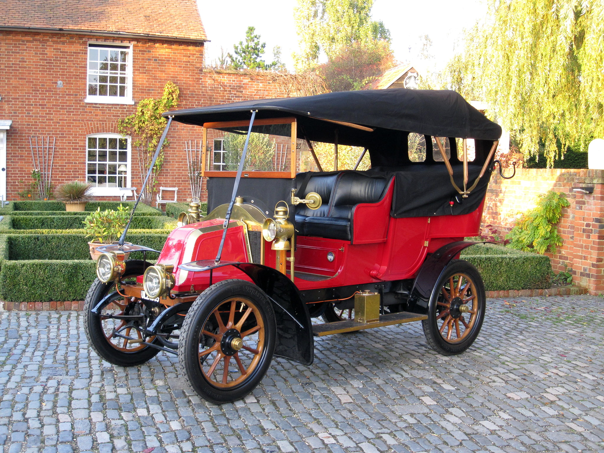 renault, 10hp, roi des belges, type ya, double, phaeton, 1905, 1080P, retro, HD Wallpaper