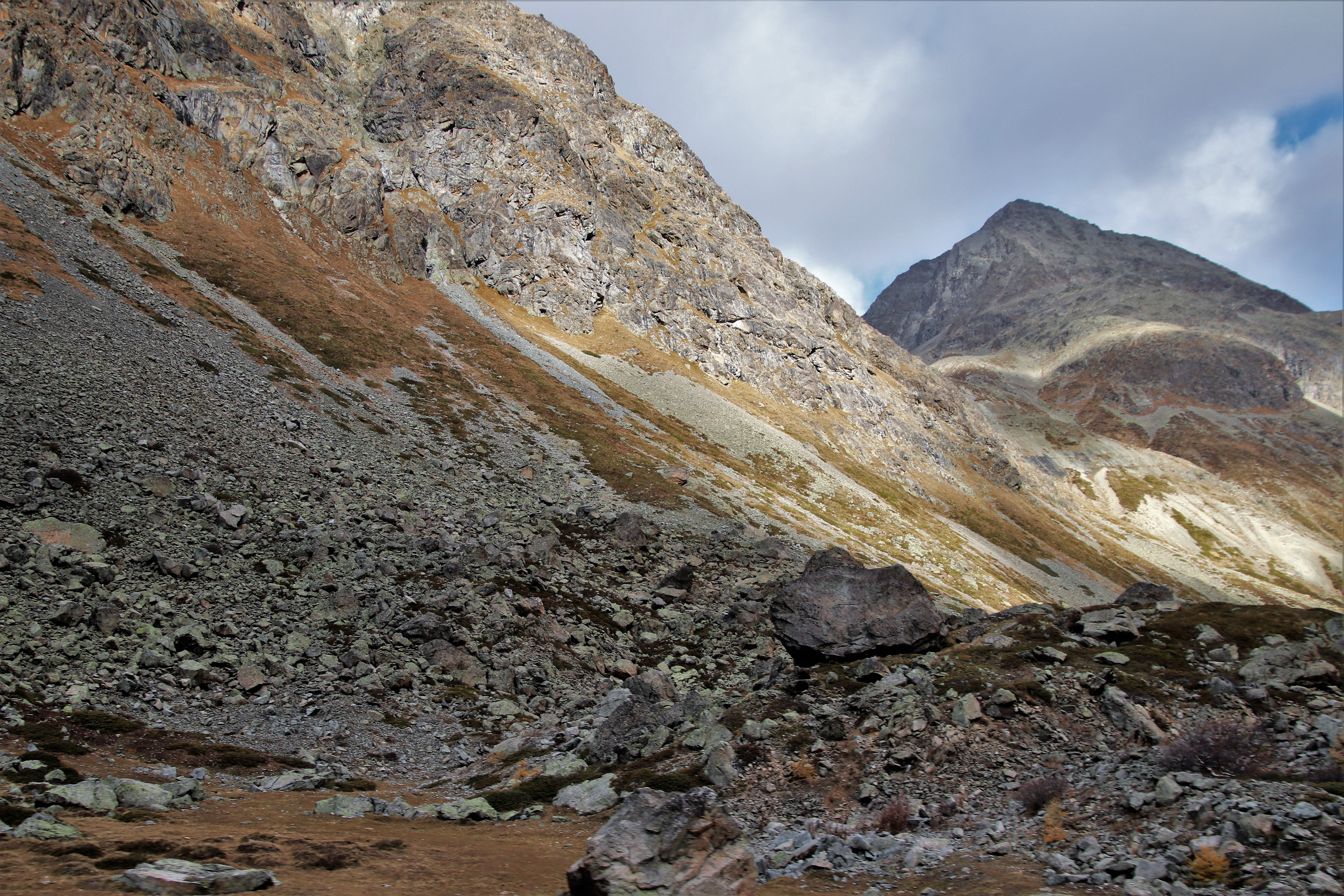 julierpass, fog lights, mysterious, mountain, day, panorama, rock - object, mountain range, cloud - sky, alpine, nature, beauty in nature, scenics - nature, HD Wallpaper