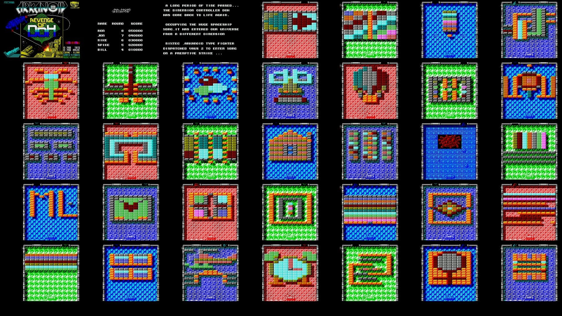 Video Game, 1080P, Arkanoid II: Revenge Of Doh, HD Wallpaper
