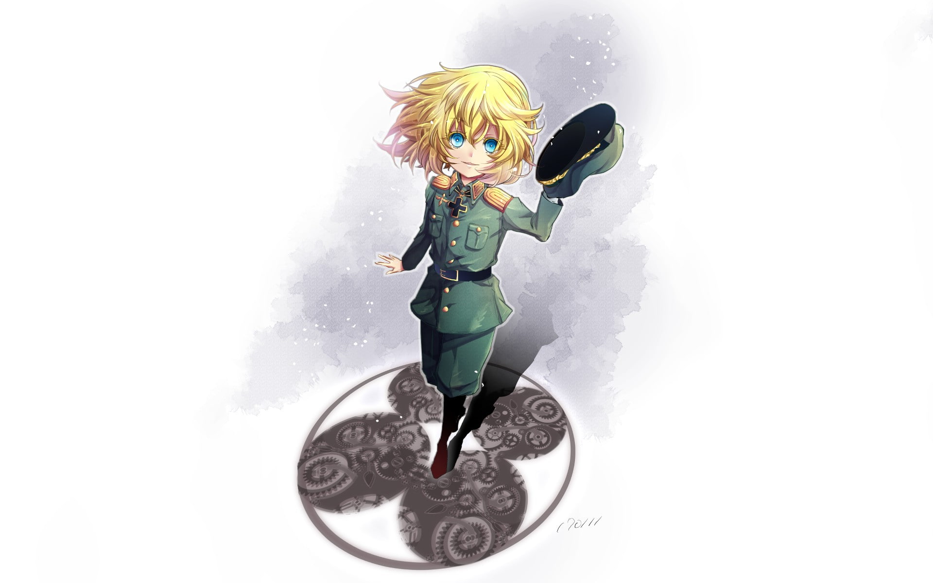 video, anime, degurechaff, hd, px, Anime Girls, x, tanya, Youjo Senki, 1080P, 1920x1200 px, senki, girls, crysis, Tanya Degurechaff, youjo, games, art, HD Wallpaper
