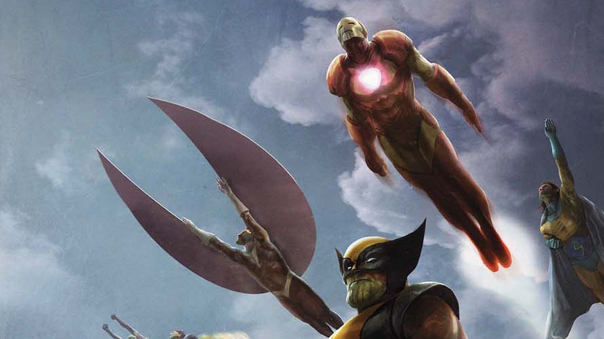 Wolverine, Iron Man, The Avengers, 1080P, Sentry (Comics), Avengers, HD Wallpaper