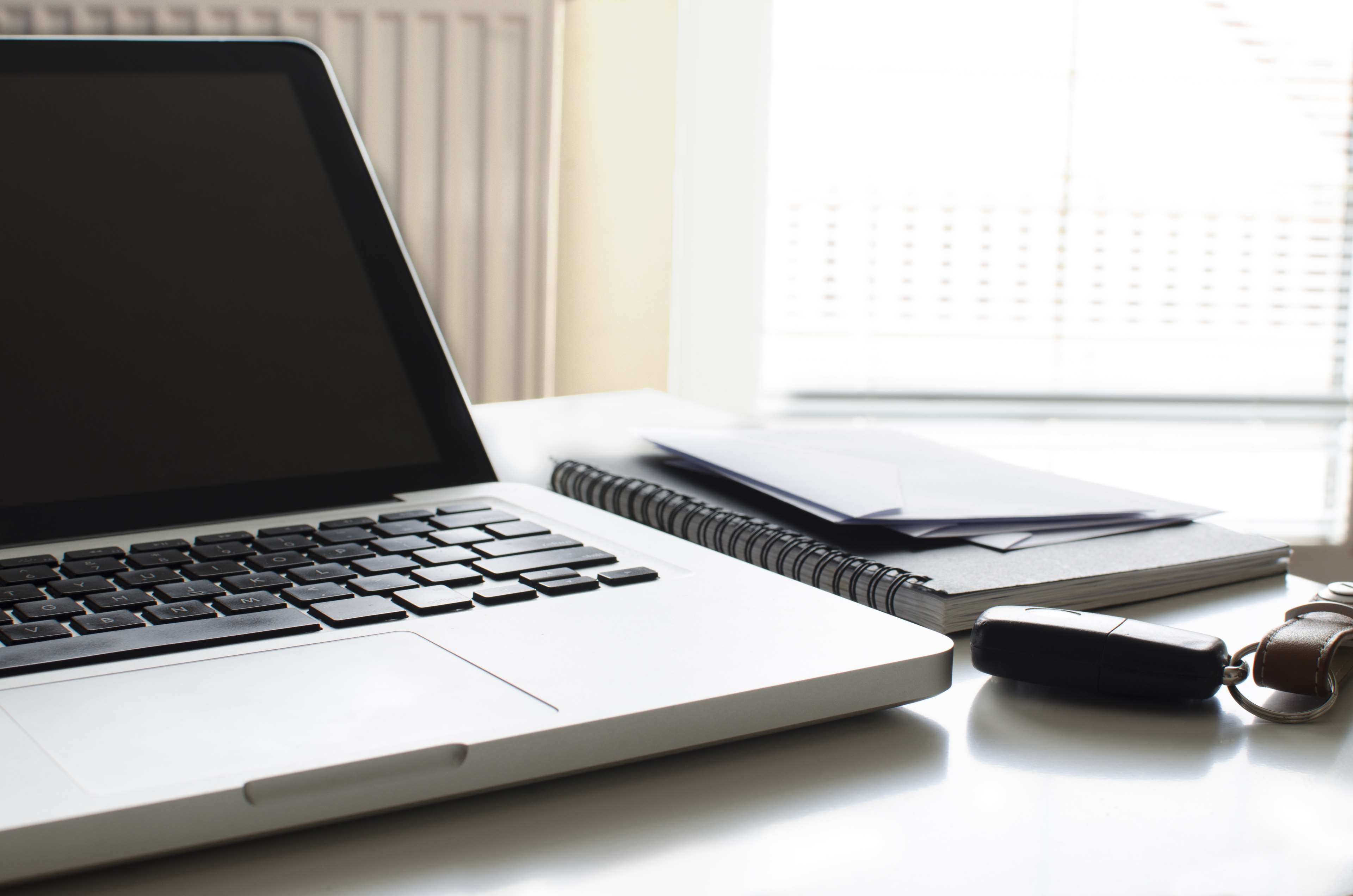 macbook, internet, busy, portability, window, work, display, equipment, office, mac, 4K, laptop, indoors, communication, still life, black, close-up, wireless technology, HD Wallpaper