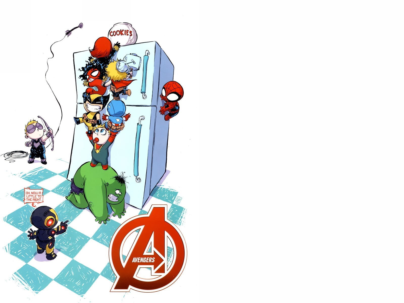 720P, baby avengers, HD Wallpaper
