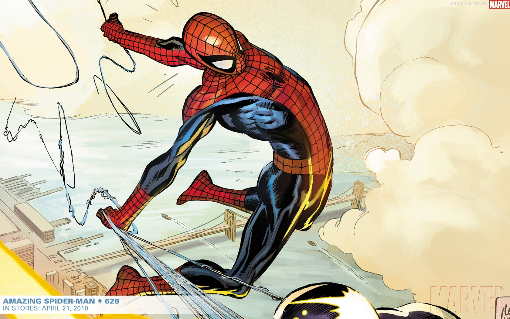 spider, amazing, Marvel, 720P, art, comics, man, hd, spider-man, entertainment, HD Wallpaper