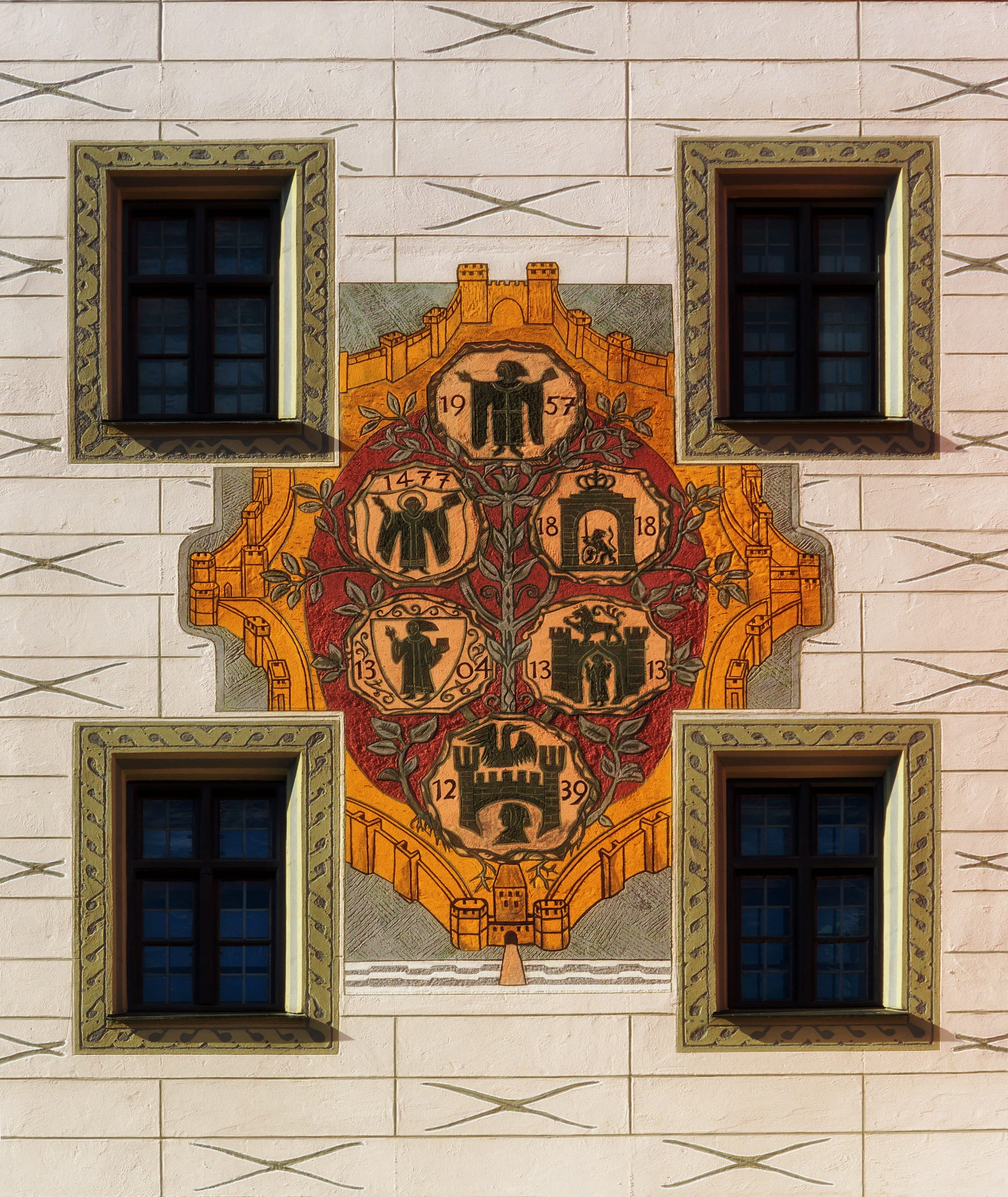 glass - material, facade, no people, emblem, 1080P, creativity, building Exterior, communication, representation, wall, architecture, Germany, germany, Phone HD Wallpaper