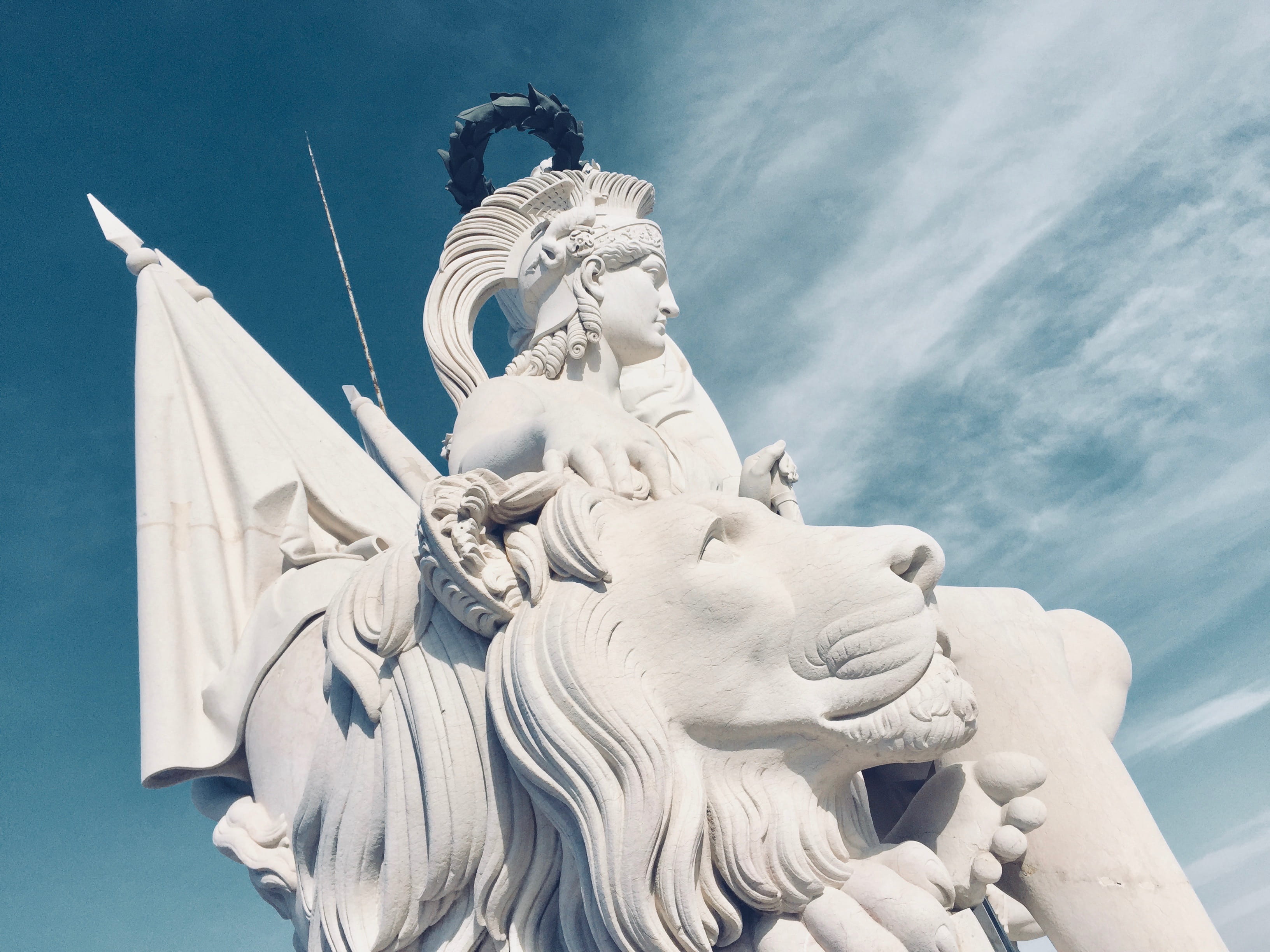 nature, cloud - sky, monument, history, water, cullture, statue, man, architecture, the past, sky, angel, grey, art and craft, outdoors, trend, photo, life, HD Wallpaper