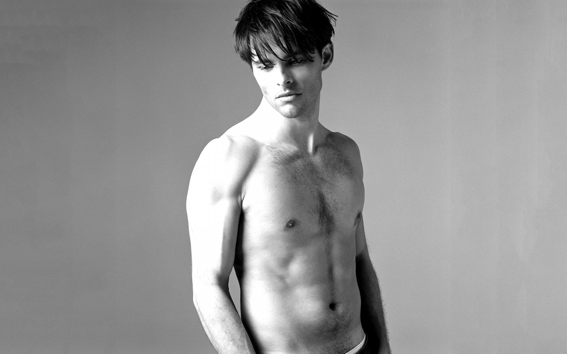 James Marsden, Boy, Celebrity, Actor, Man, 1080P, Black and White, Actors, HD Wallpaper