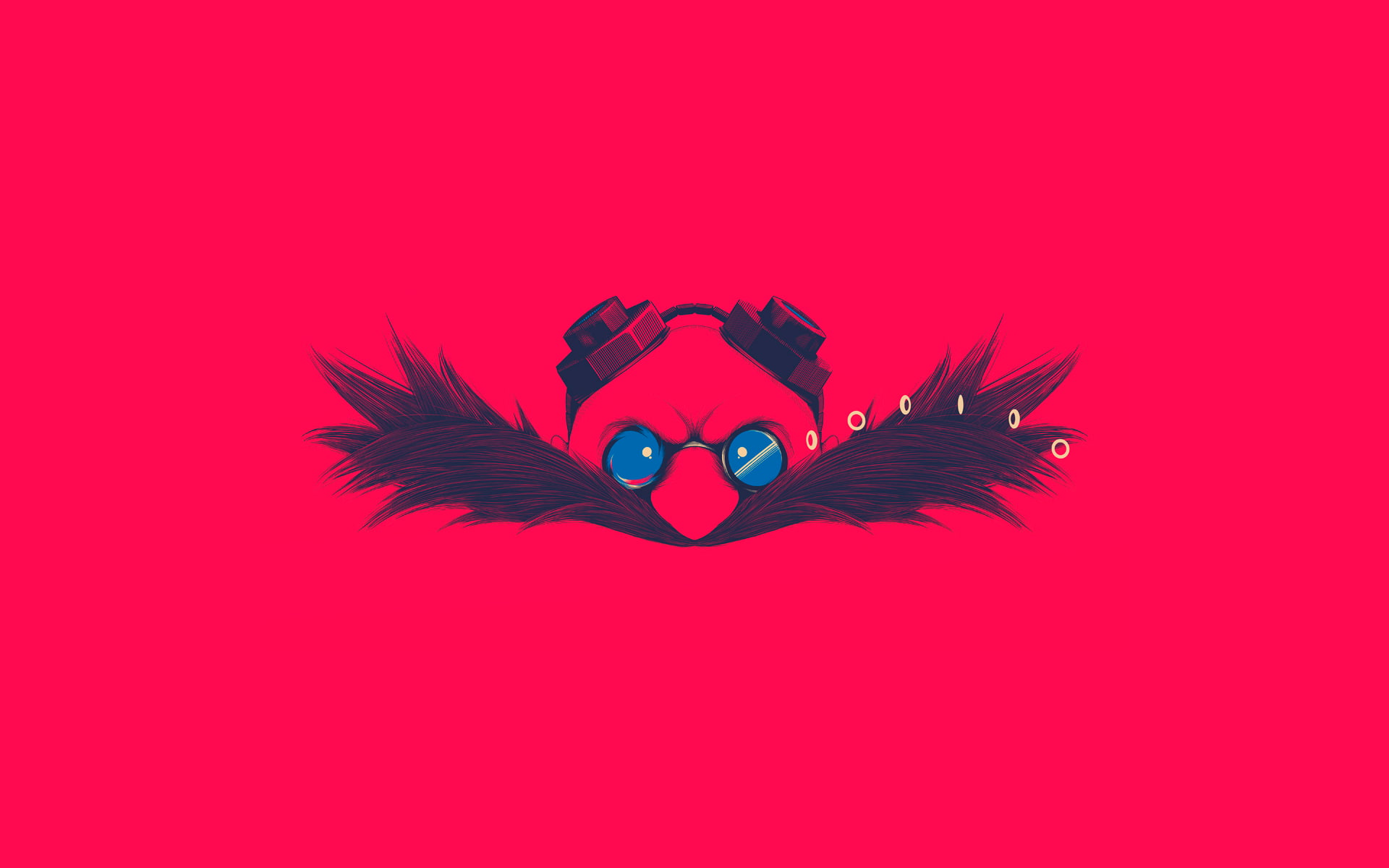 Doctor Robotnik, Sonic, Sonic the Hedgehog, Minimalist, 1080P, HD Wallpaper