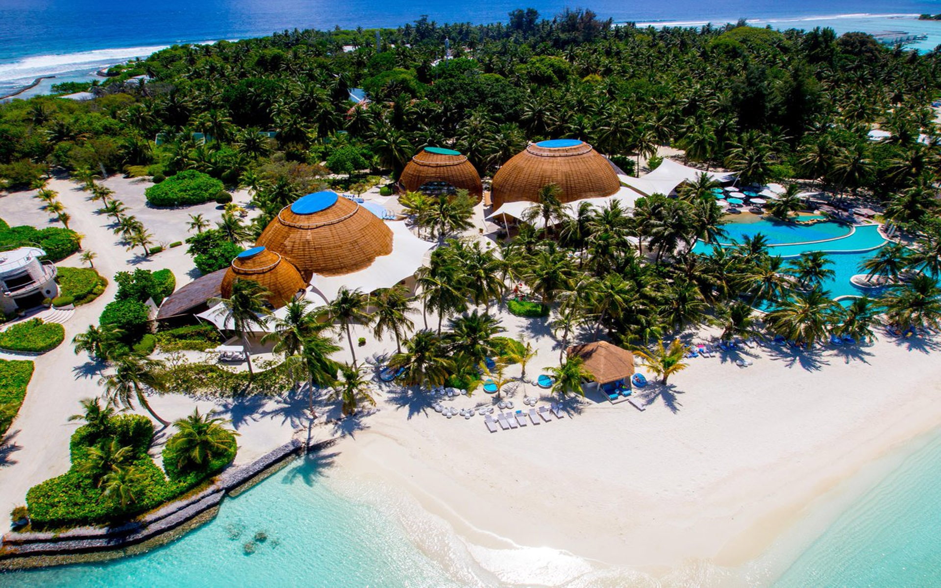 island, photo, maldives, 1080P, view, kandooma, duma, air, kang, resort, hd, HD Wallpaper