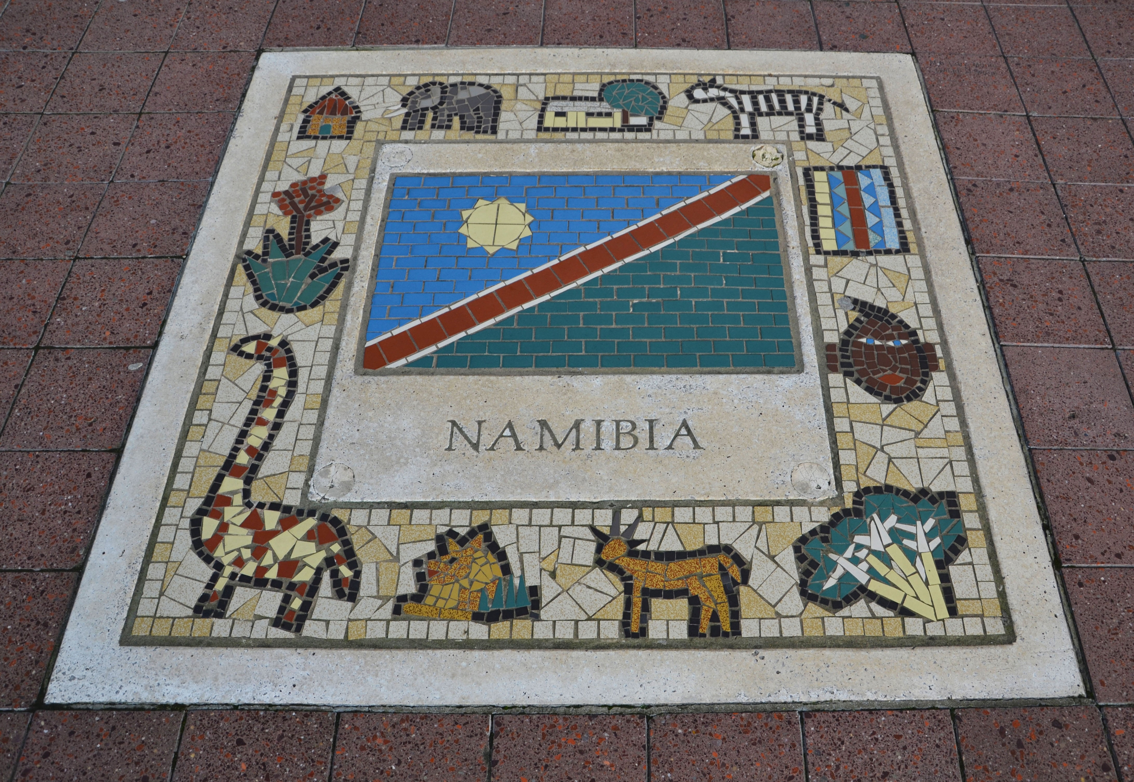 mosaic, non-western script, team, art and craft, rugby, soccer, no people, flag, football, competition, footpath, teamwork, ball, global, contest, country, HD Wallpaper