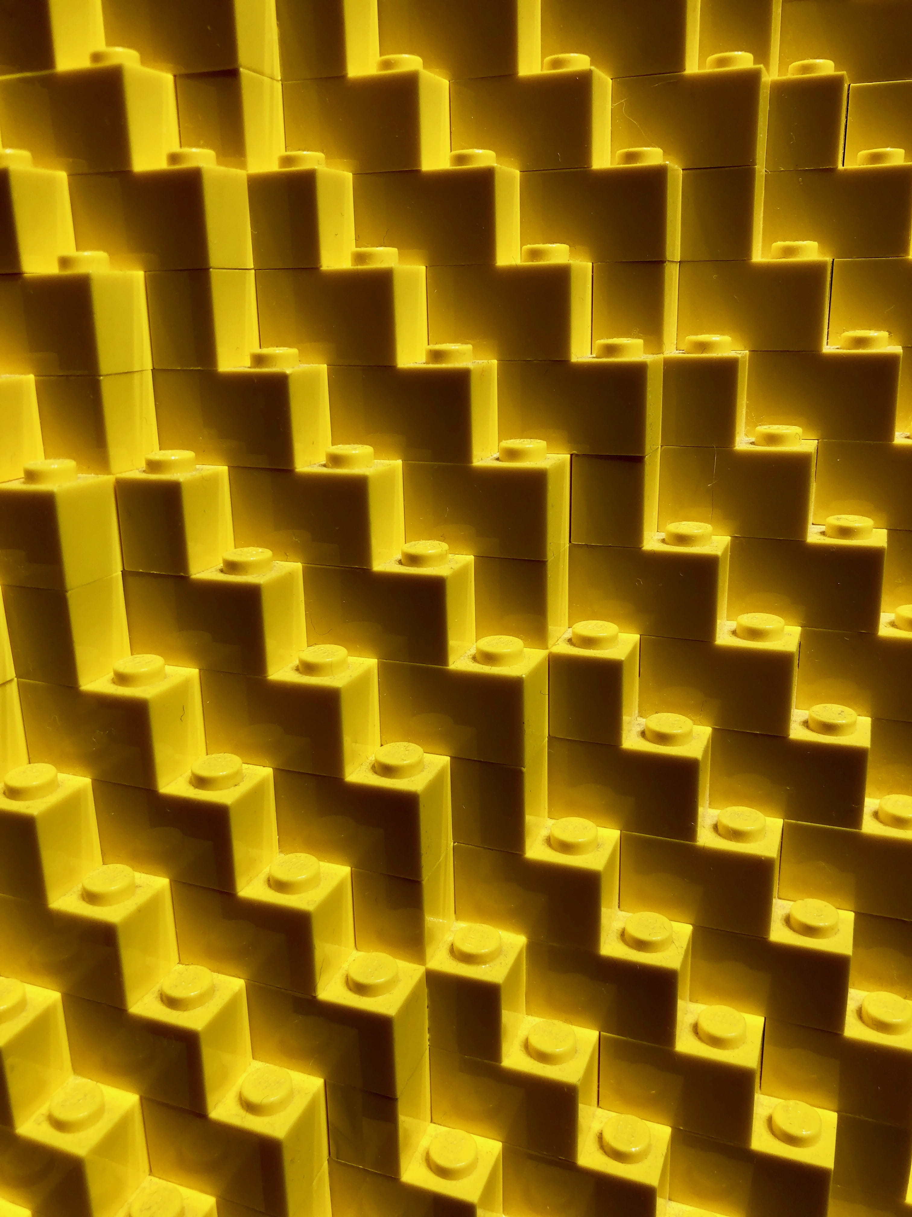 lego, geometric shape, tractor, light, chain, vehicle, full frame, backgrounds, staircase, gold, close-up, pattern, texture, textured, gold medal, no people, Phone HD Wallpaper