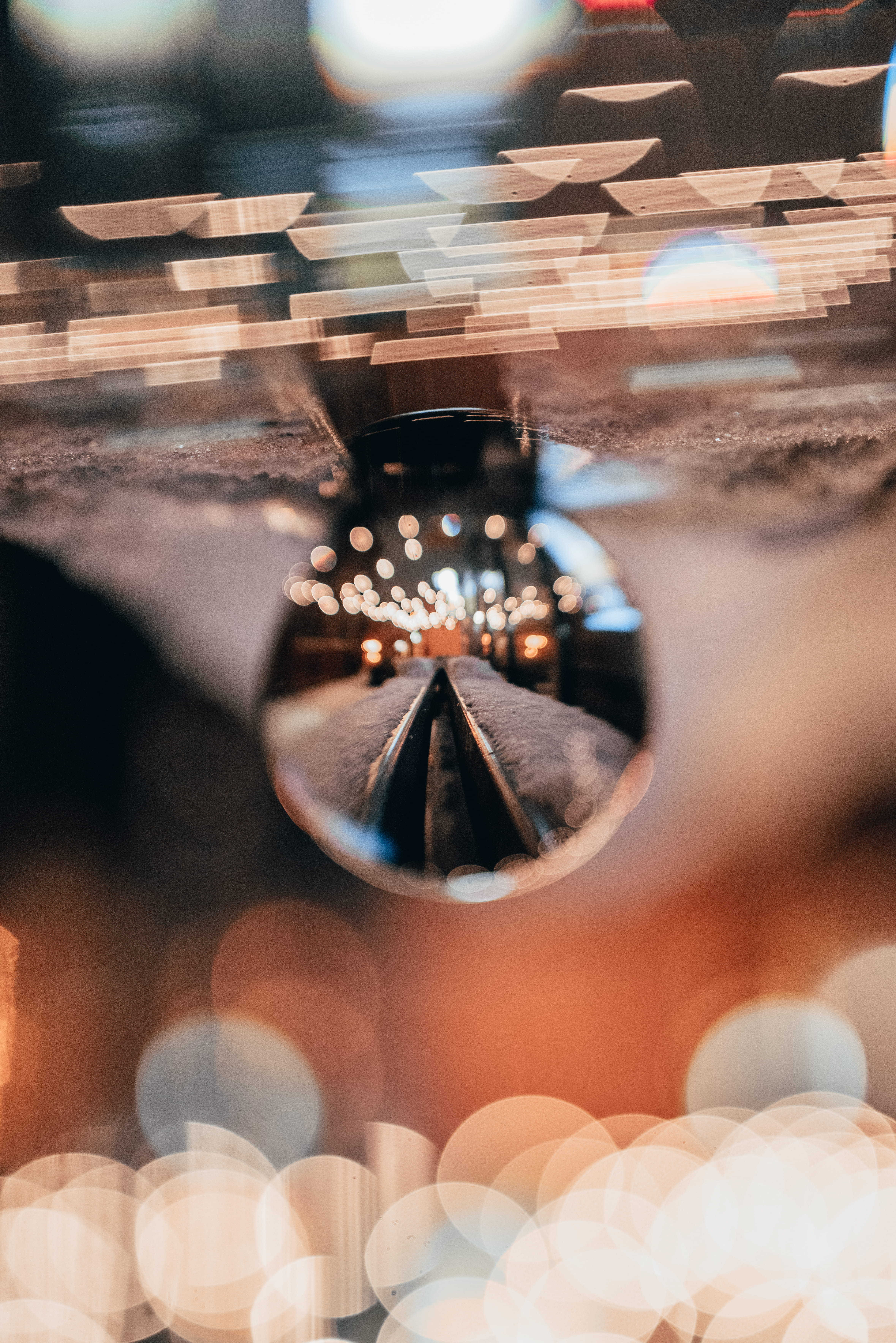 indoors, incidental people, abies, day, plant, crystal, pattern, shape, spoke, close-up, transparent, hole, glass - material, fractal, 5K, reflection, Phone HD Wallpaper