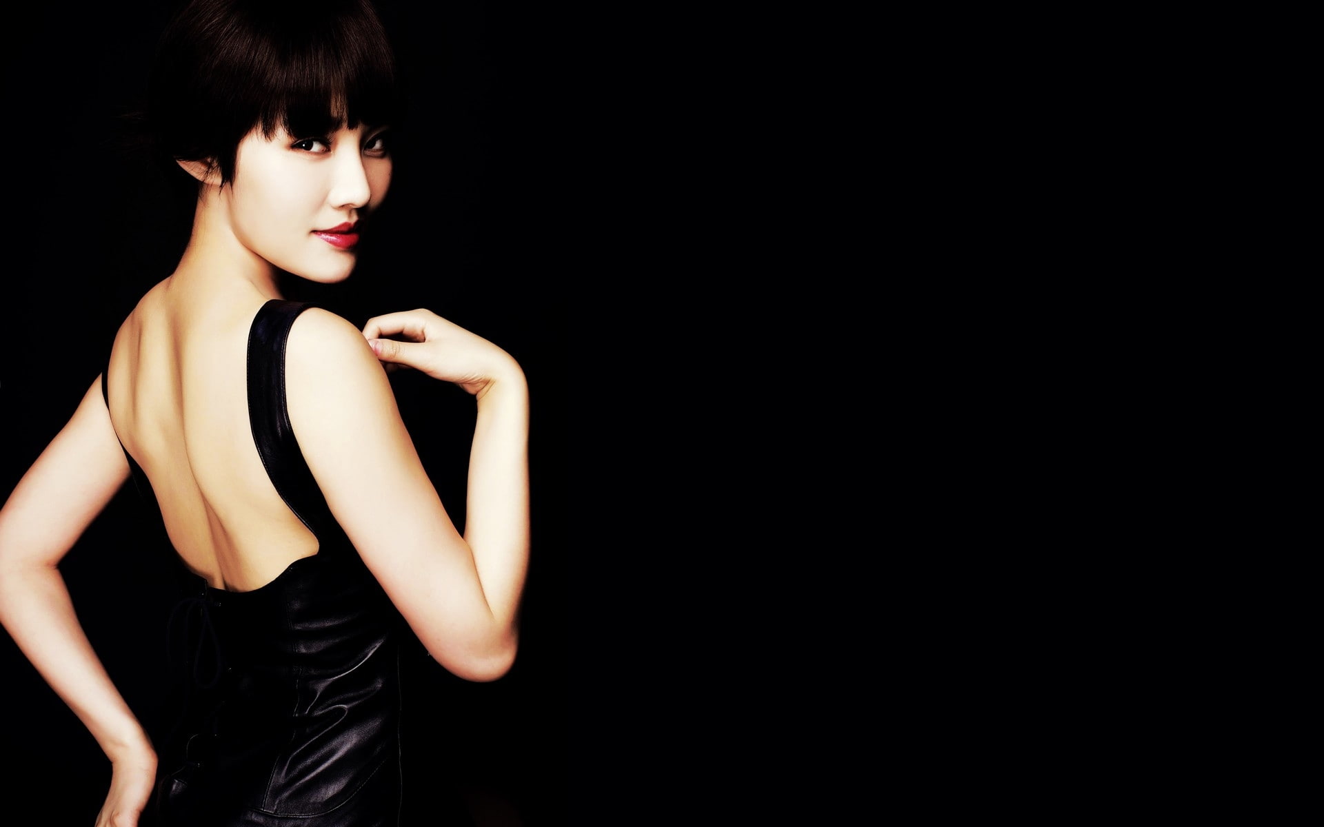 hd, black, asians, background, female, x, china, people, art, models, 1080P, women, HD Wallpaper