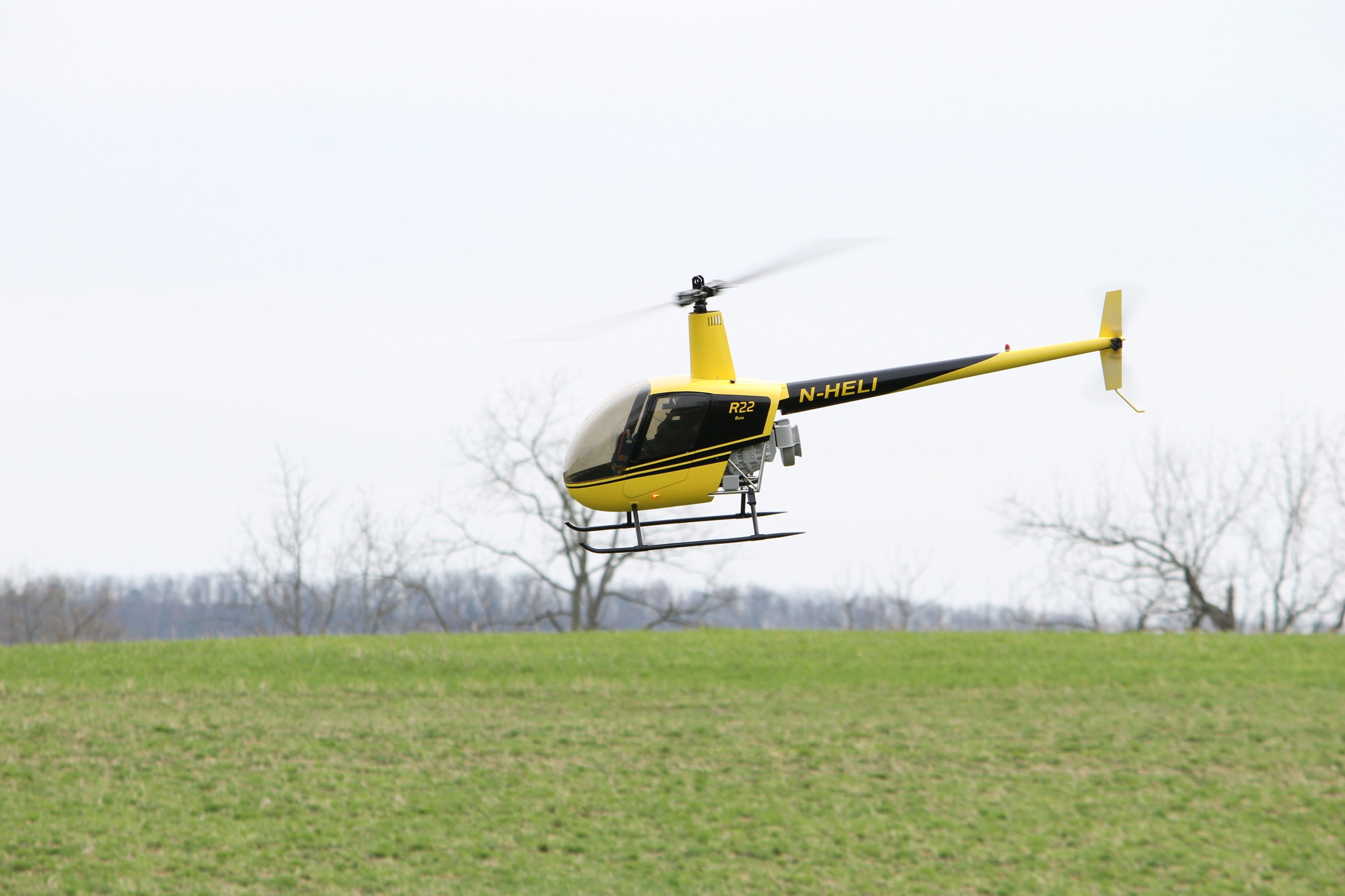 land, grass, mode of transportation, Rc, Model Helicopter, plant, toy, mid-air, air Vehicle, no people, aerospace industry, biplane, 4K, day, Model, remote, HD Wallpaper