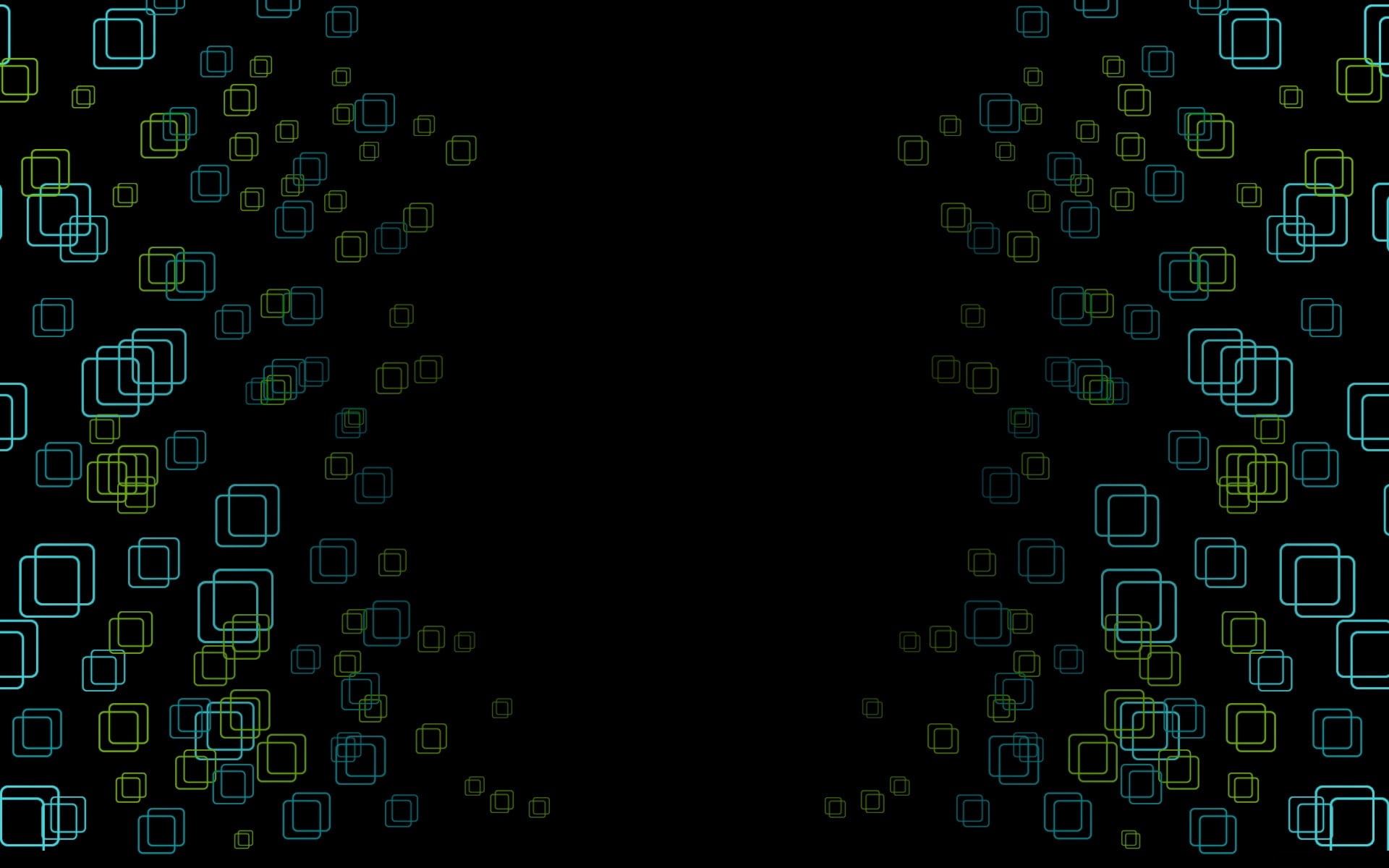 black, uniform, squares, green, illusion, immersion, 1080P, HD Wallpaper