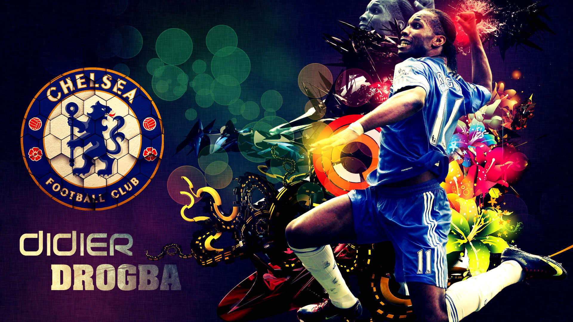 didier, 1080P, football, drogba, chelsea, HD Wallpaper